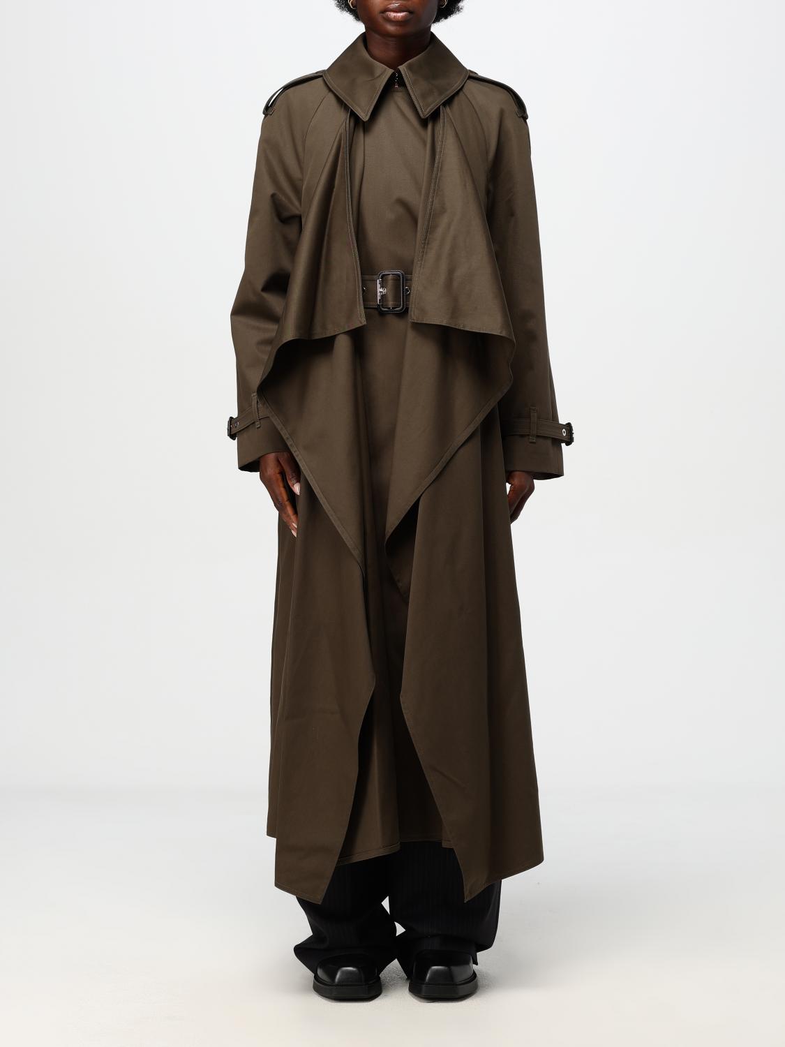 ALEXANDER MCQUEEN TRENCH: Trench Alexander McQueen in cotone , Militare - Img 1