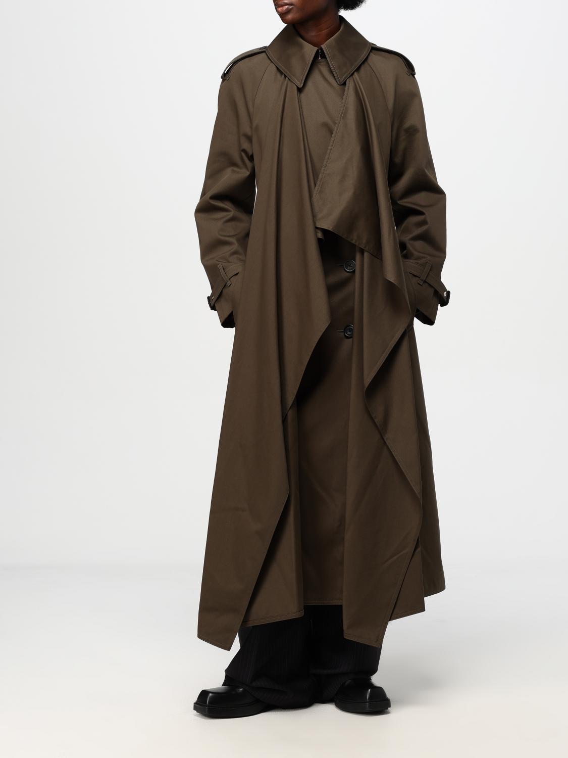 ALEXANDER MCQUEEN TRENCH: Trench Alexander McQueen in cotone , Militare - Img 2