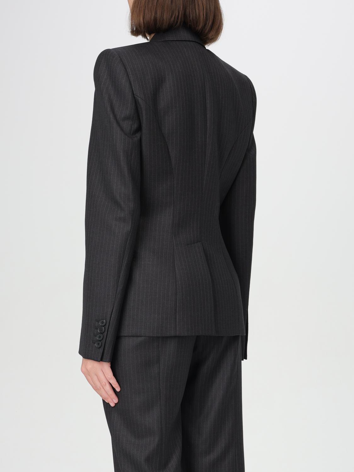 ALEXANDER MCQUEEN BLAZER: Blazer woman Alexander McQueen, Grey - Img 3