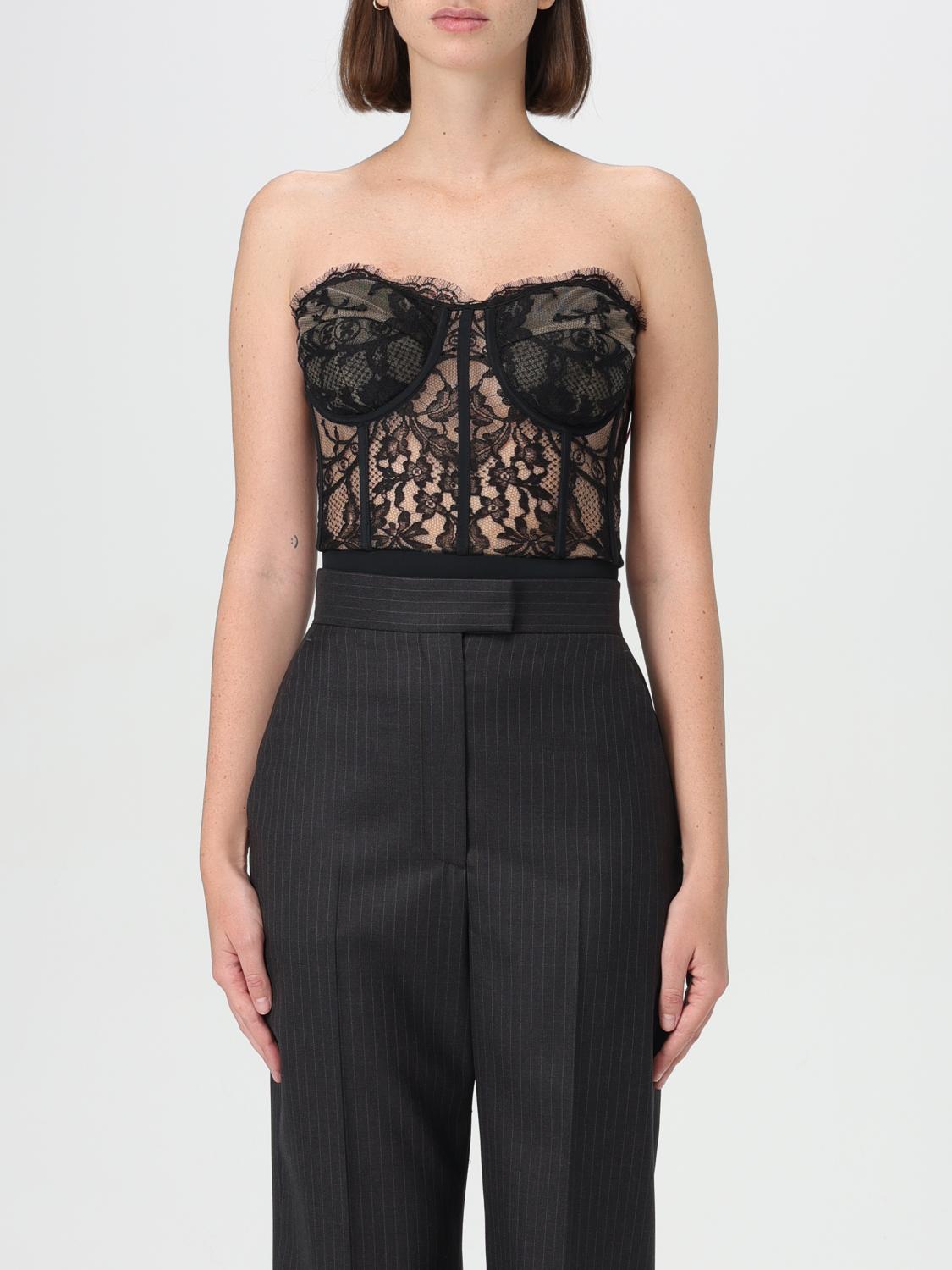 ALEXANDER MCQUEEN TOP: Weste damen Alexander McQueen, Schwarz - Img 1