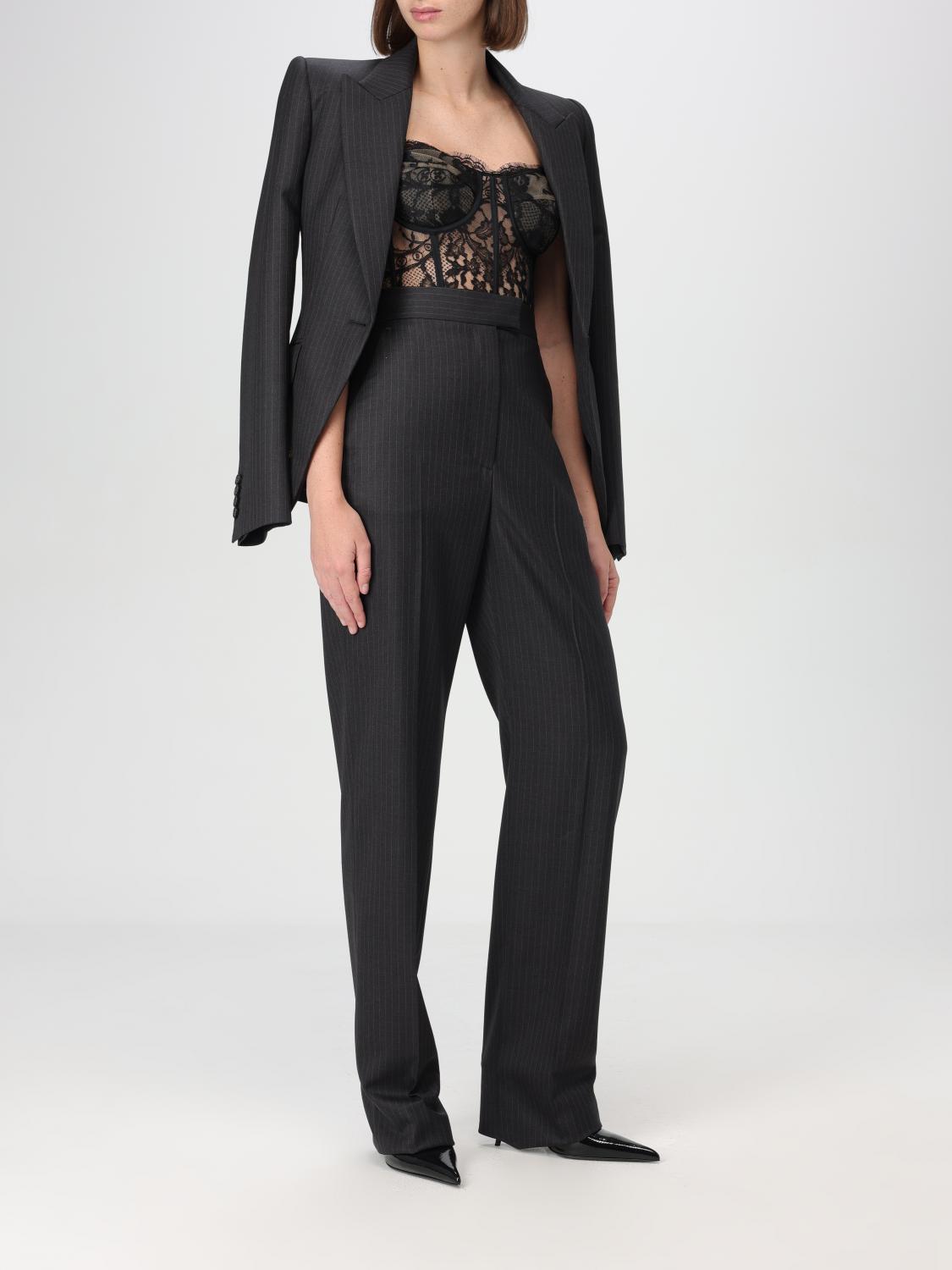 ALEXANDER MCQUEEN TOP: Weste damen Alexander McQueen, Schwarz - Img 2