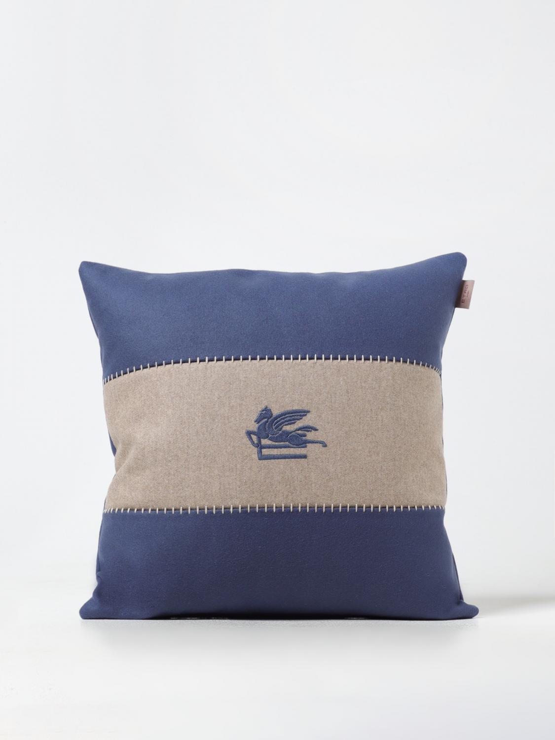 ETRO HOME CUSHIONS: Cushions lifestyle Etro Home, 蓝色 - Img 1