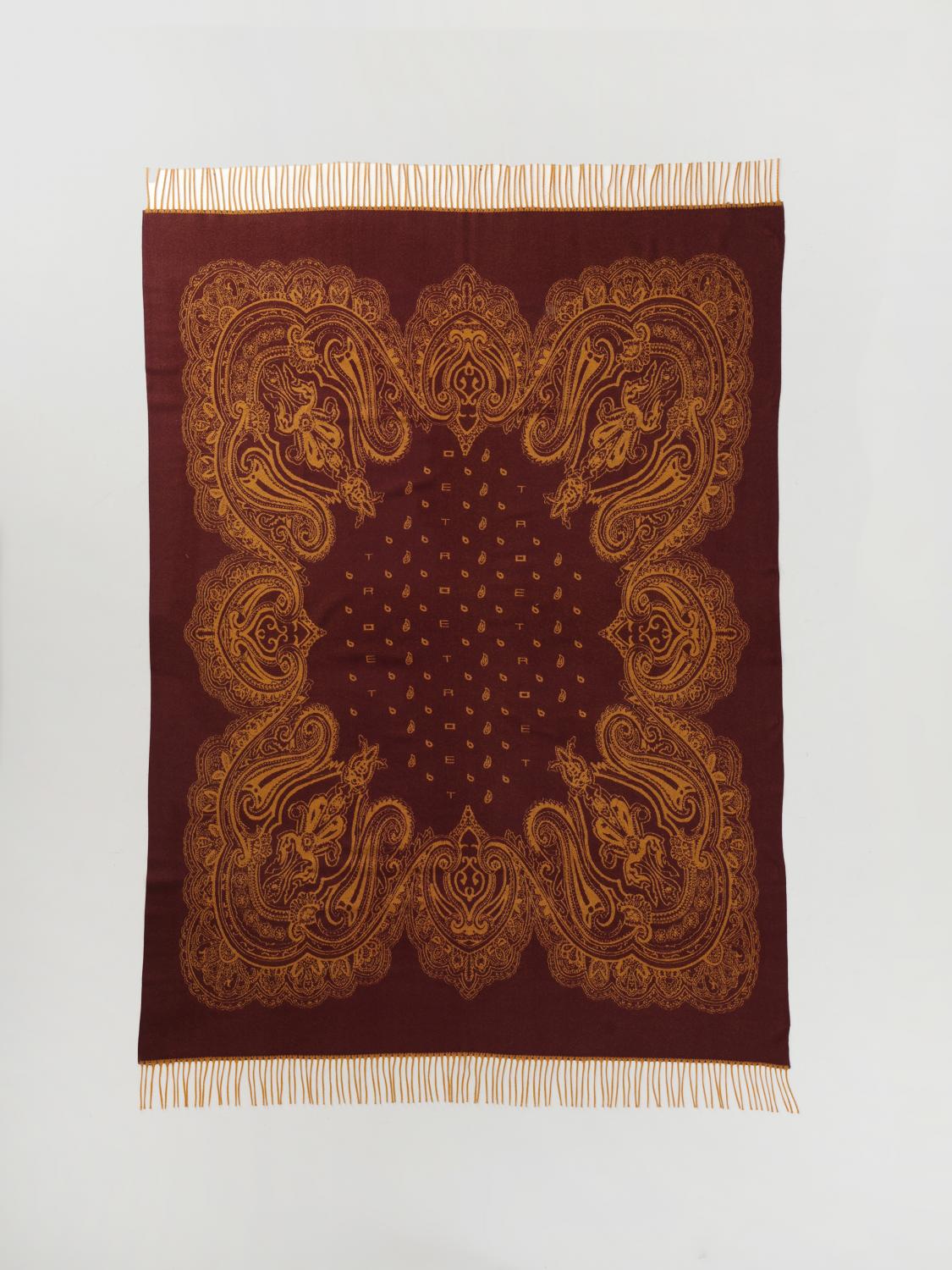 ETRO HOME BEDCOVERS AND BLANKETS: Bedcovers and blankets lifestyle Etro Home, Red - Img 1