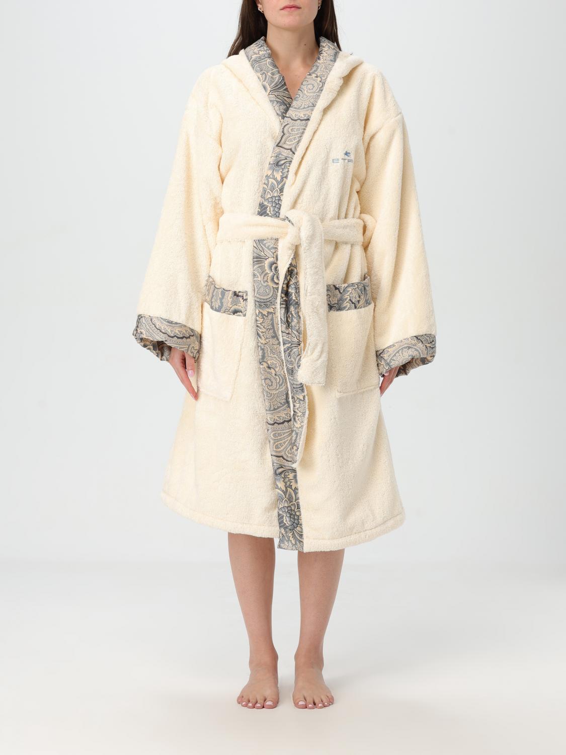 ETRO HOME BATHROBES: Bathrobes lifestyle Etro Home, 노드 블루 - Img 2