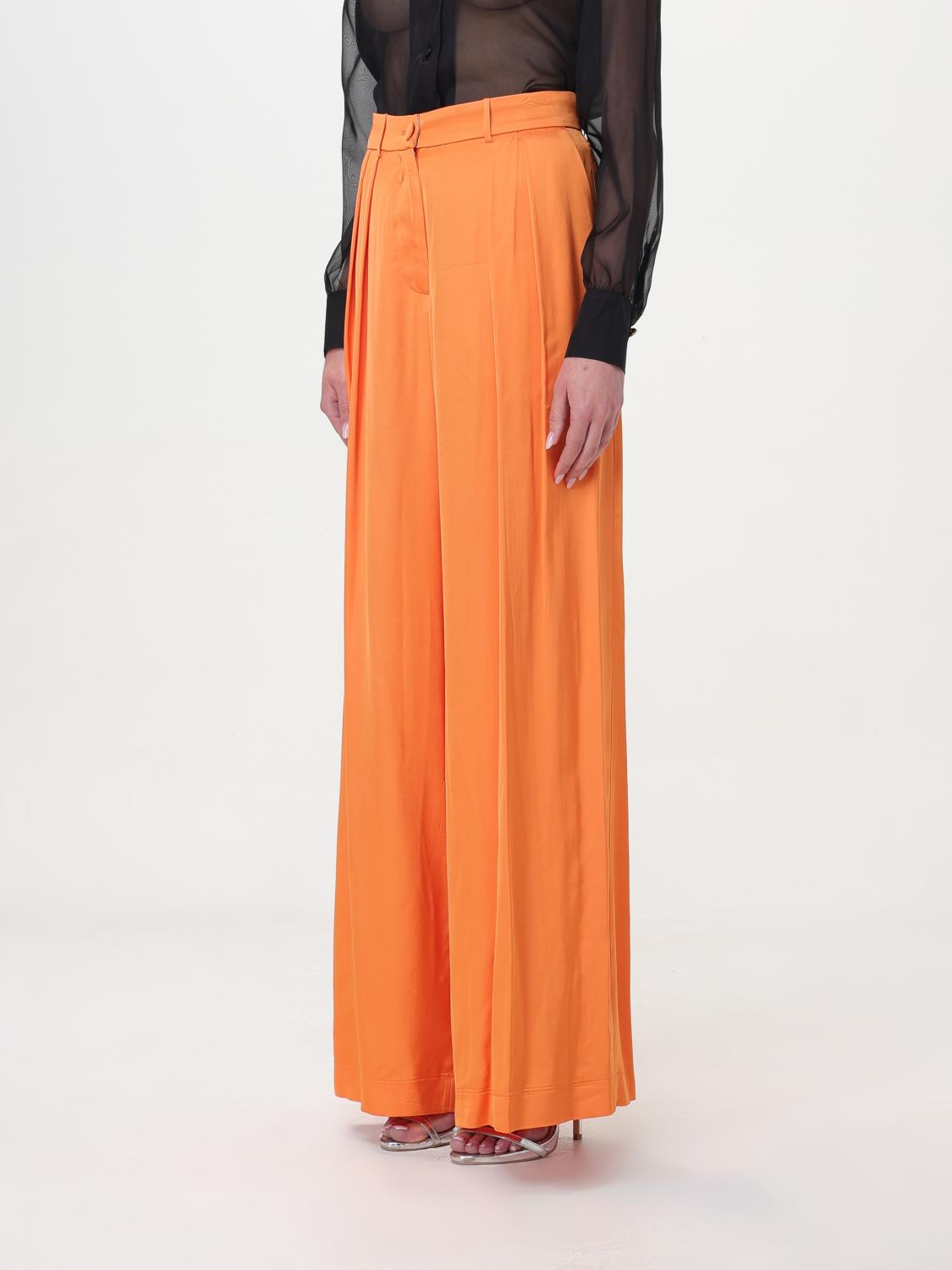 HEBE STUDIO PANTALONES: Pantalón mujer Hebe Studio, Naranja - Img 4
