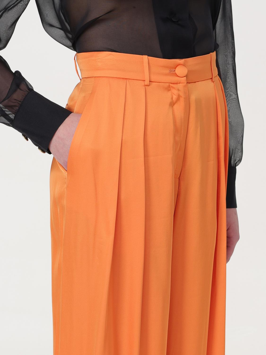 HEBE STUDIO PANTALONES: Pantalón mujer Hebe Studio, Naranja - Img 5