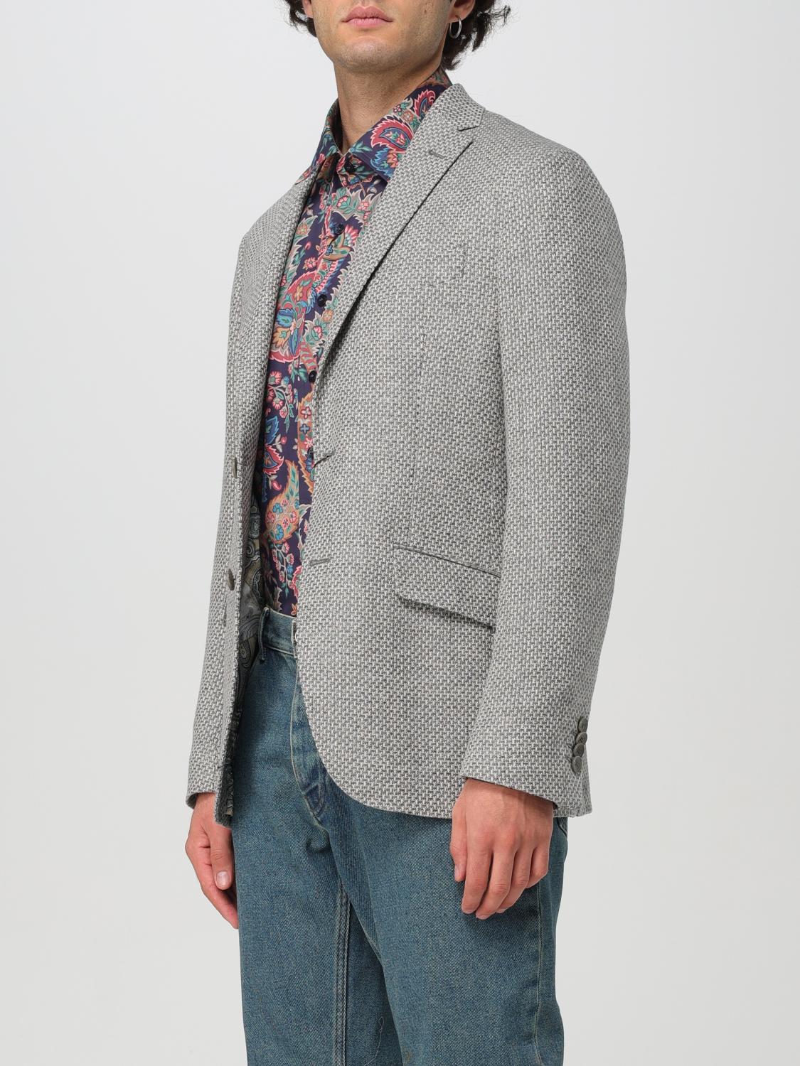 ETRO BLAZER: Blazer men Etro, Grey - Img 4