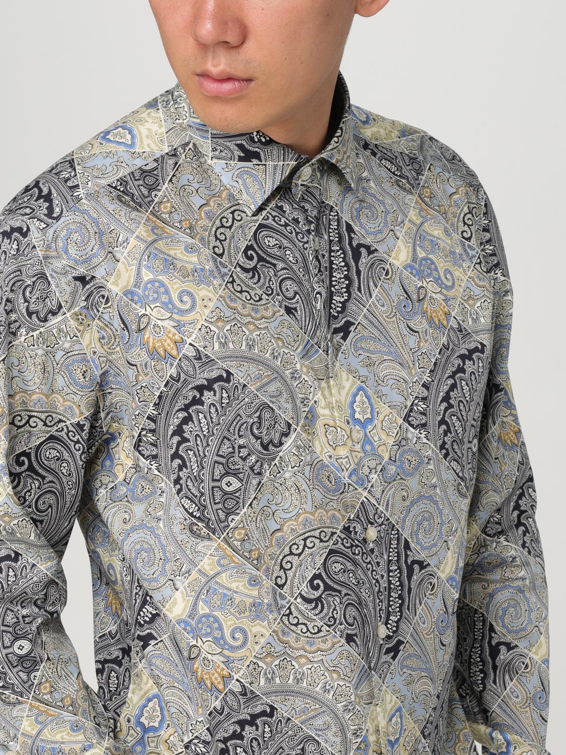 ETRO CHEMISE: Chemise homme Etro, Vert - Img 5