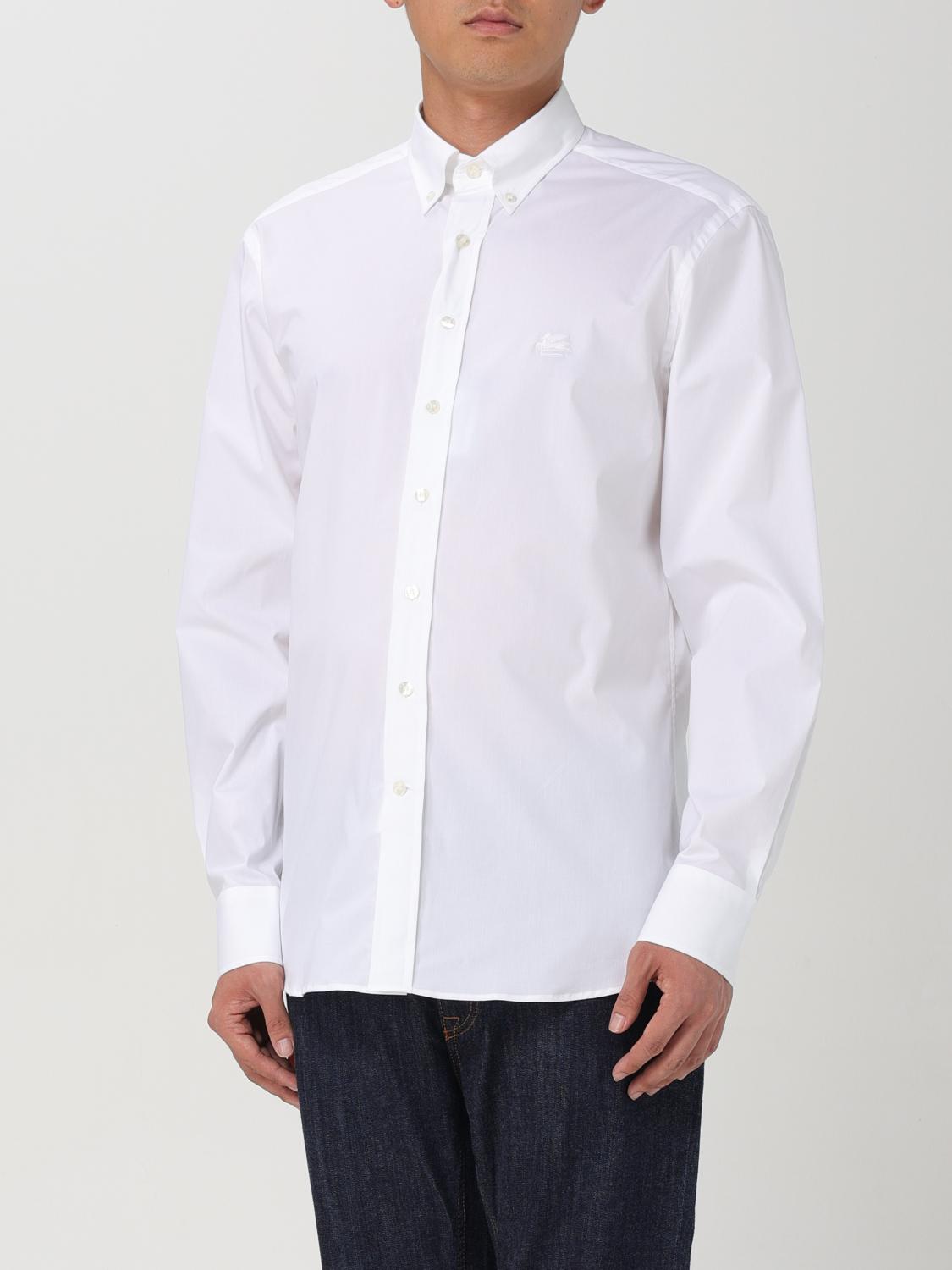 ETRO CAMICIA: Camicia in cotone Etro, Bianco - Img 4