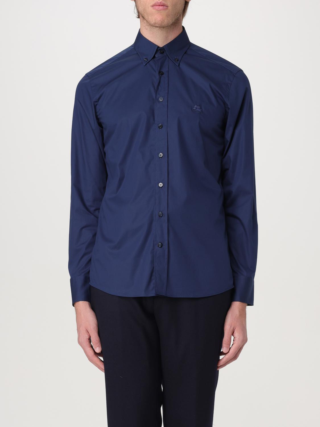 ETRO SHIRT: Shirt men Etro, Blue - Img 1