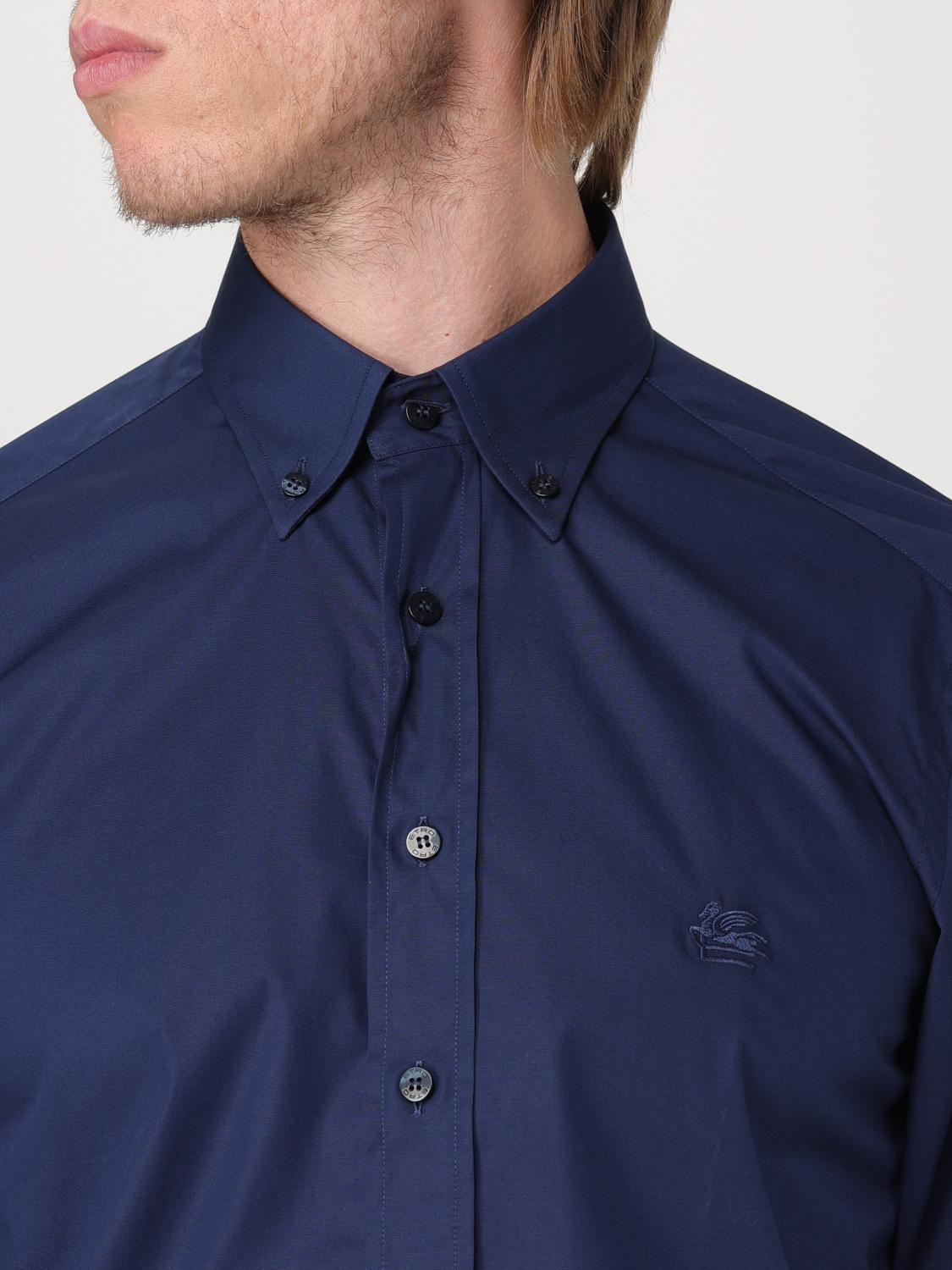 ETRO SHIRT: Shirt men Etro, Blue - Img 5