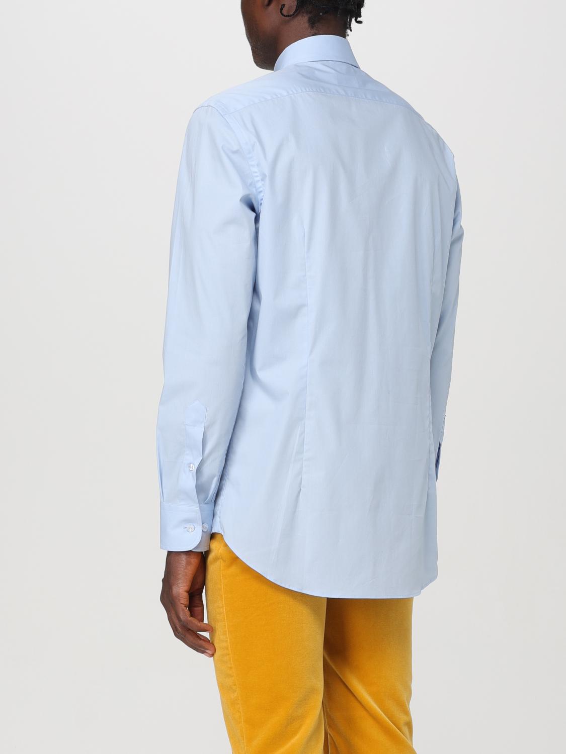 ETRO CAMICIA: Camicia in cotone Etro, Azzurro - Img 3