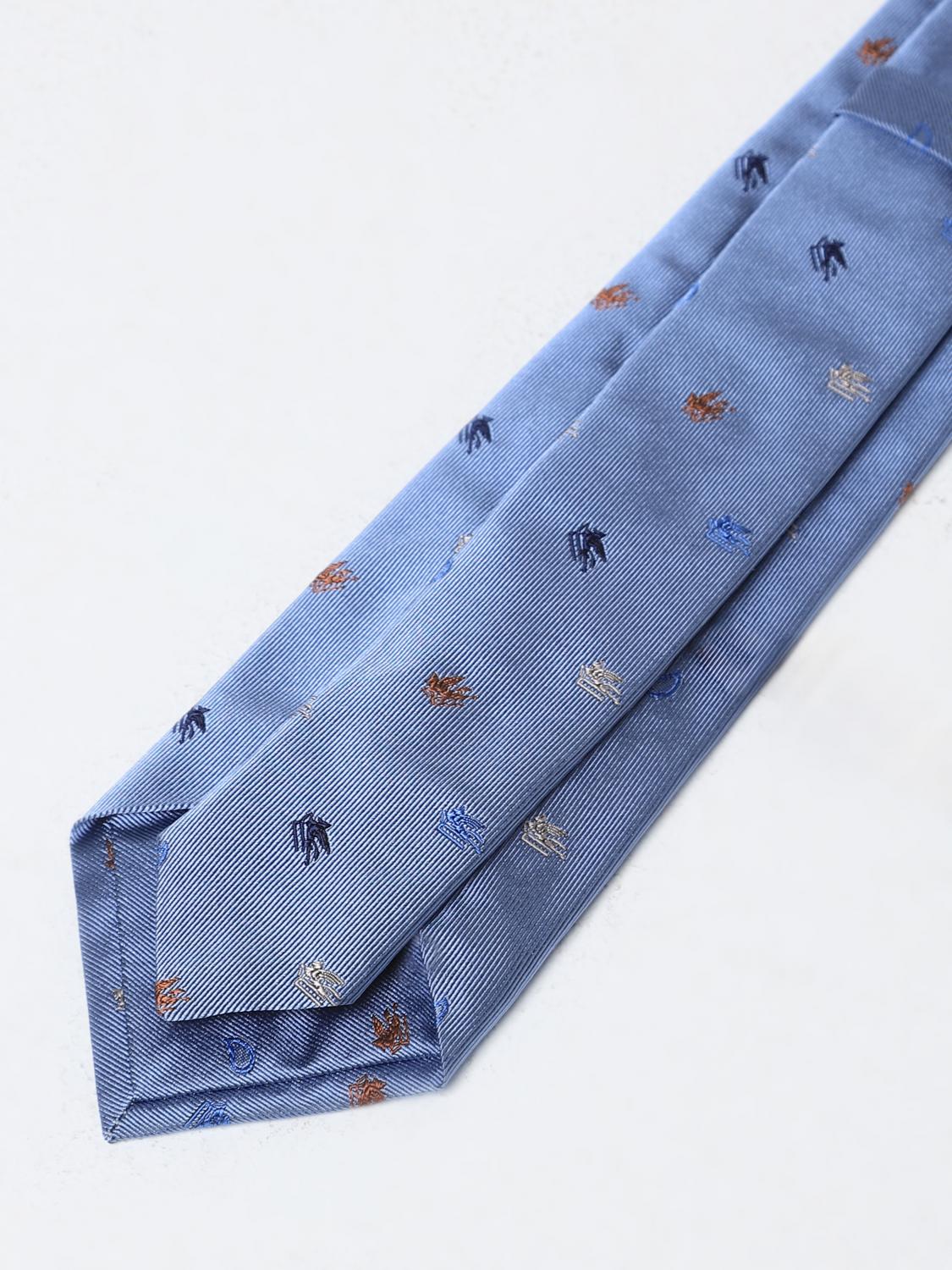 ETRO TIE: Tie men Etro, Gnawed Blue - Img 2