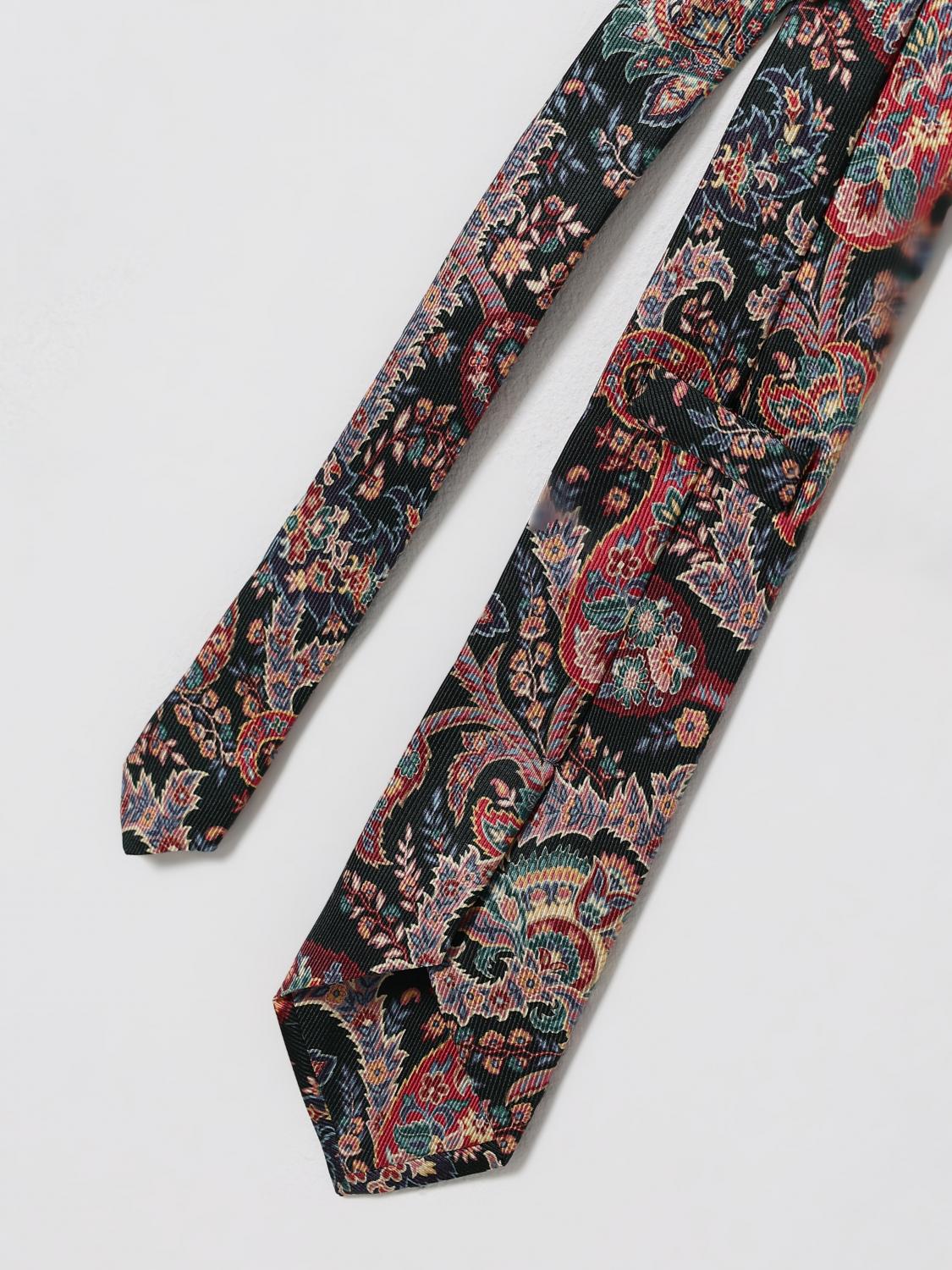 ETRO ネクタイ: Etro ペイズリーフローラルモチーフジャカードシルクタイ, マルチカラー - Img 2
