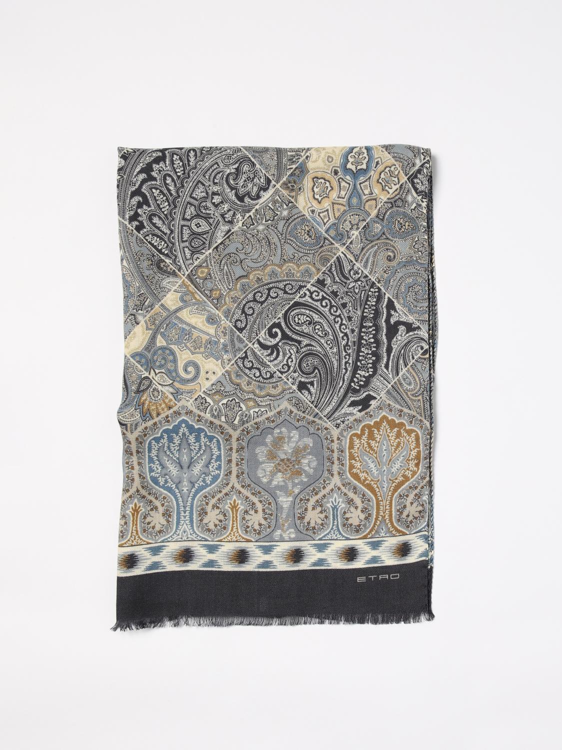 Etro スカーフ メンズ - ブルー | MATA0037AK313 | GIGLIO.COM