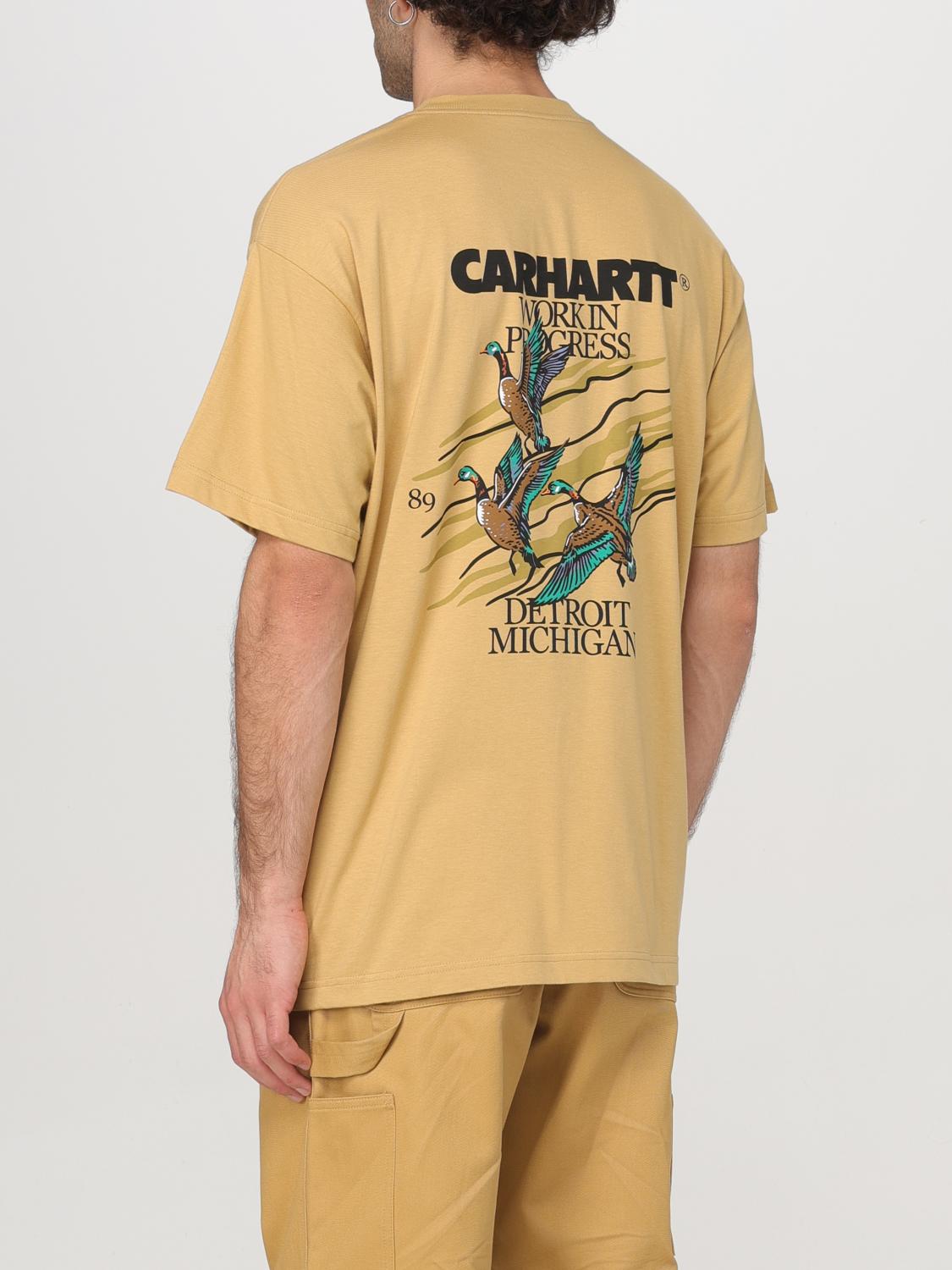 CARHARTT WIP T-SHIRT: T-shirt men Carhartt Wip, Beige - Img 3