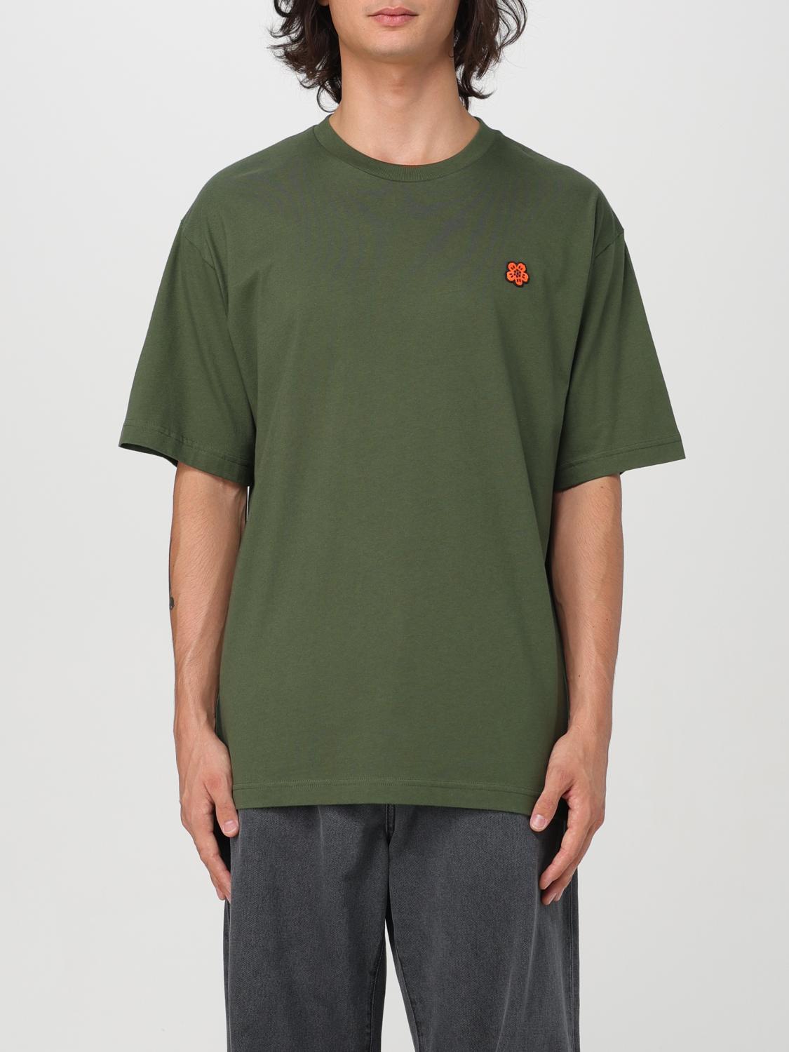 KENZO T-SHIRT: T-shirt Fiore Kenzo, Kaki - Img 1