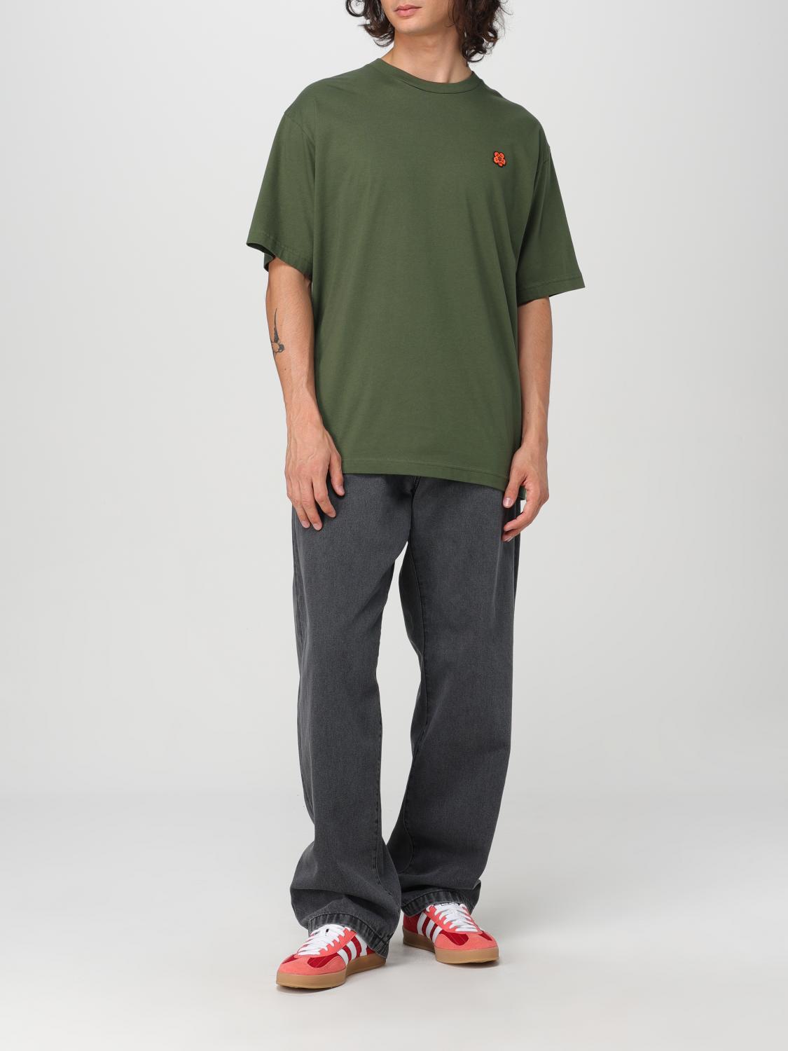 KENZO T-SHIRT: T-shirt Fiore Kenzo, Kaki - Img 2