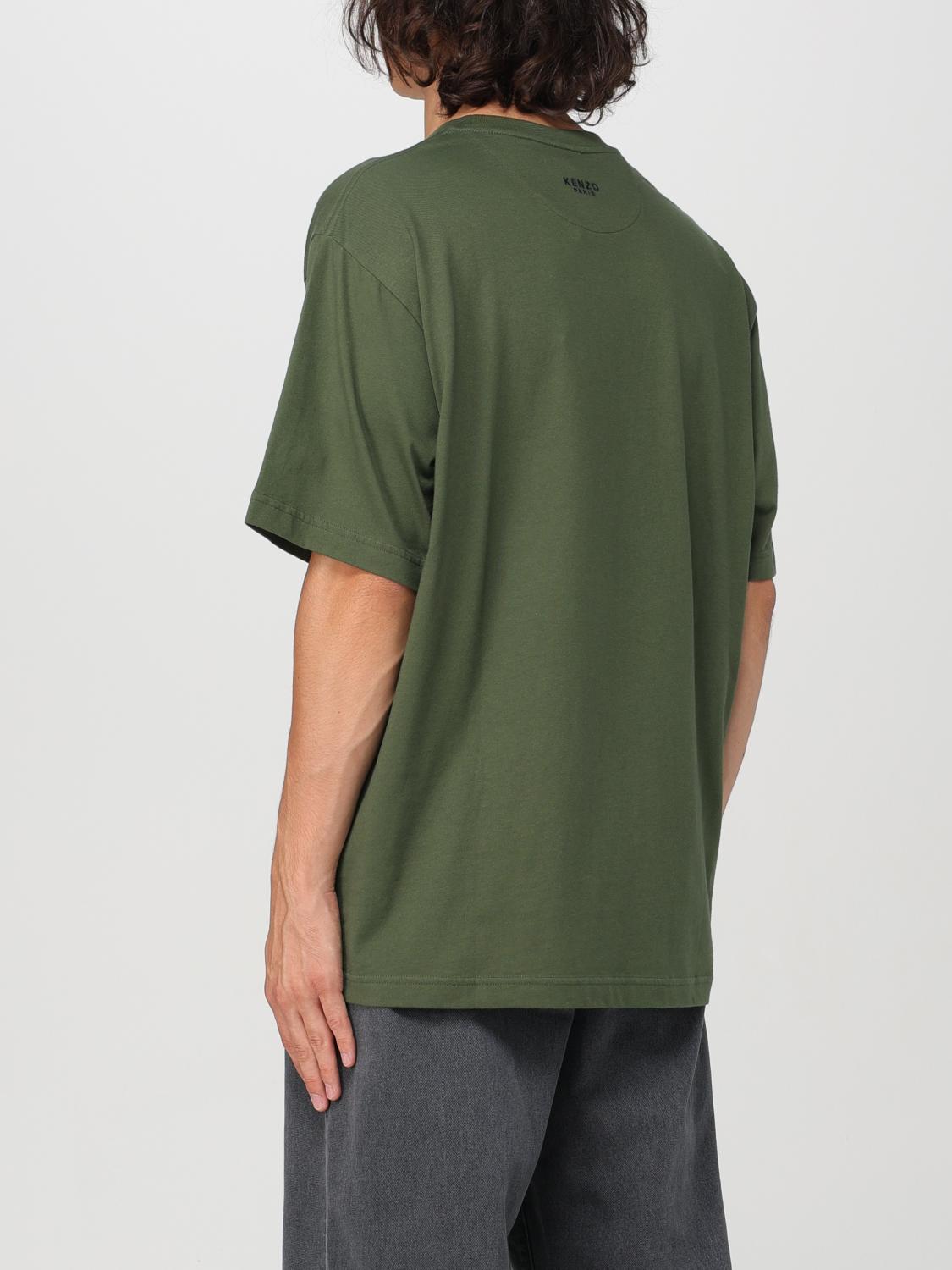 KENZO T-SHIRT: T-shirt Fiore Kenzo, Kaki - Img 3