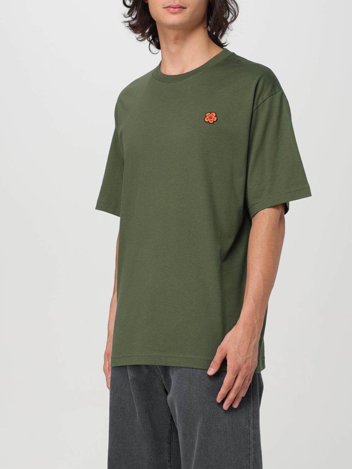 KENZO T-SHIRT: T-shirt Fiore Kenzo, Kaki - Img 4