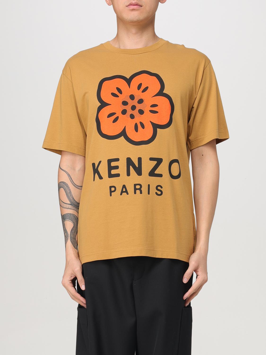 KENZO T恤: T恤 男士 Kenzo, 米色 - Img 1