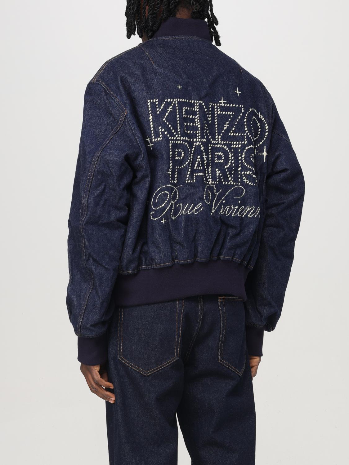 KENZO 外套: 外套 男士 Kenzo, 蓝色 - Img 2