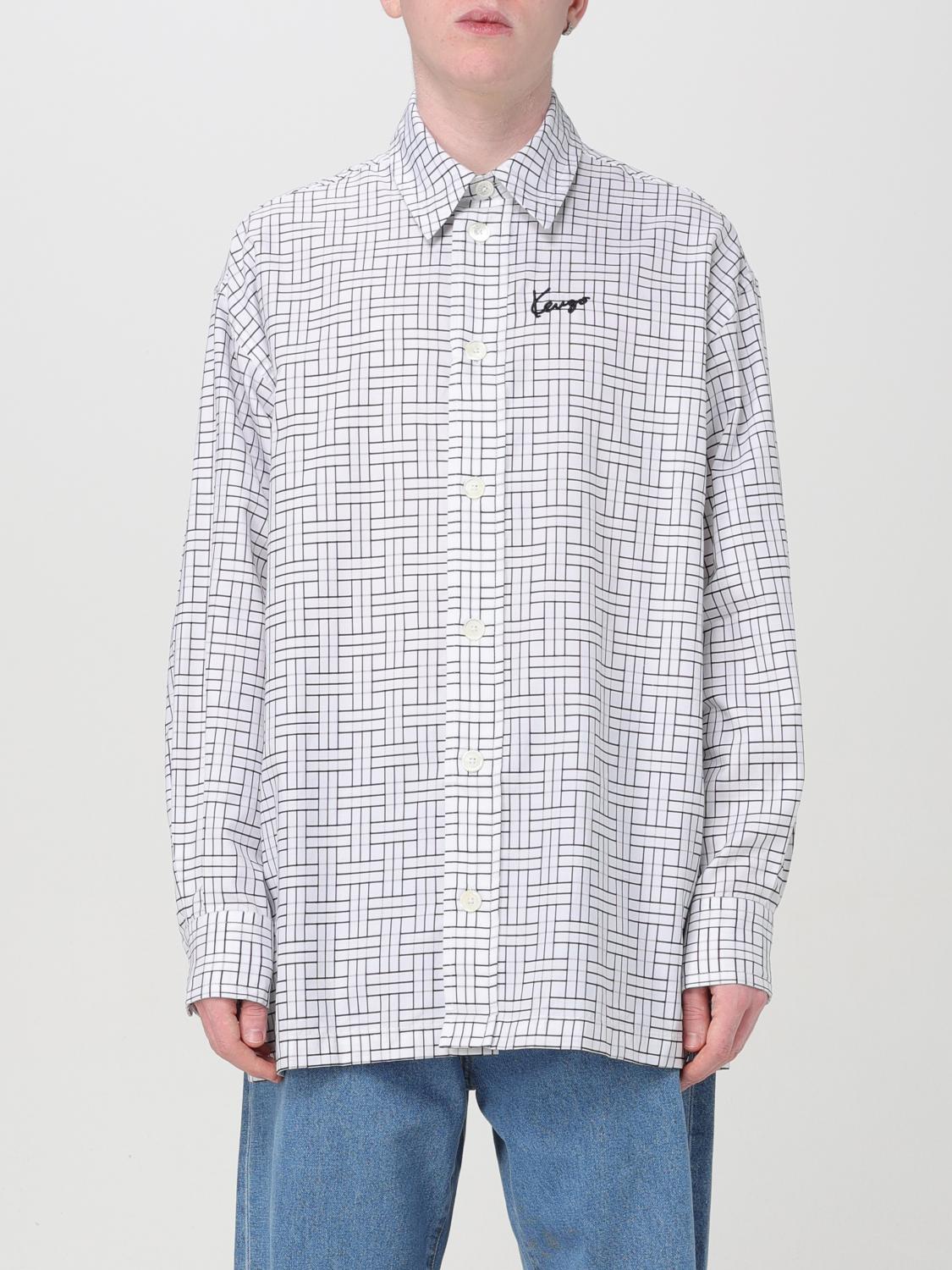 KENZO CAMISA: Camisa hombre Kenzo, Blanco - Img 1