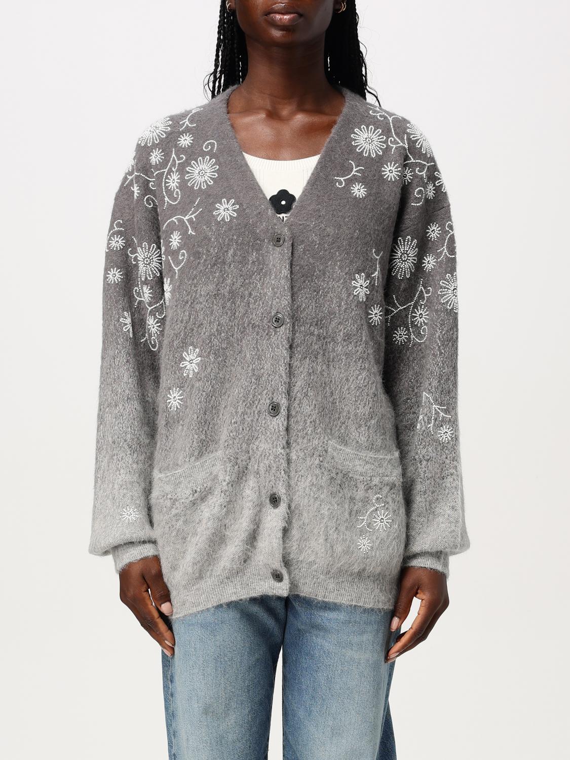 KENZO CARDIGAN: Kenzo Alpaca wool blend cardigan, Grey - Img 1