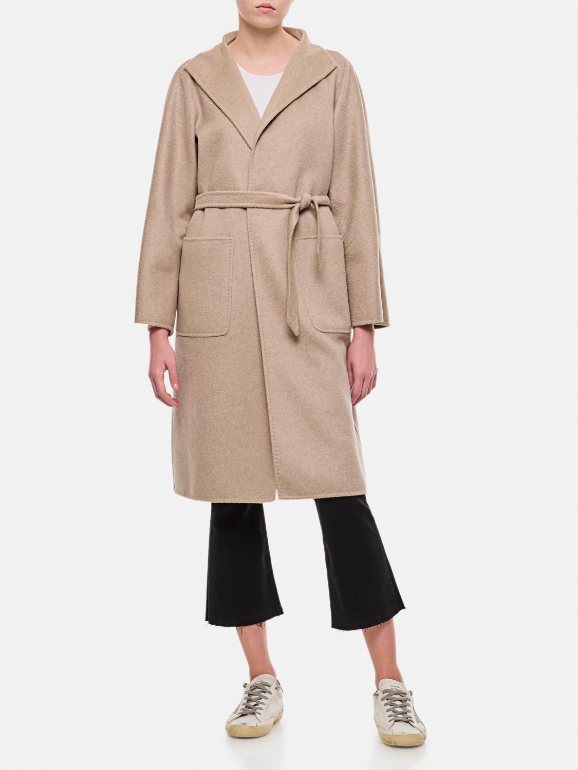 MAX MARA COAT: Coat woman Max Mara, Beige - Img 2