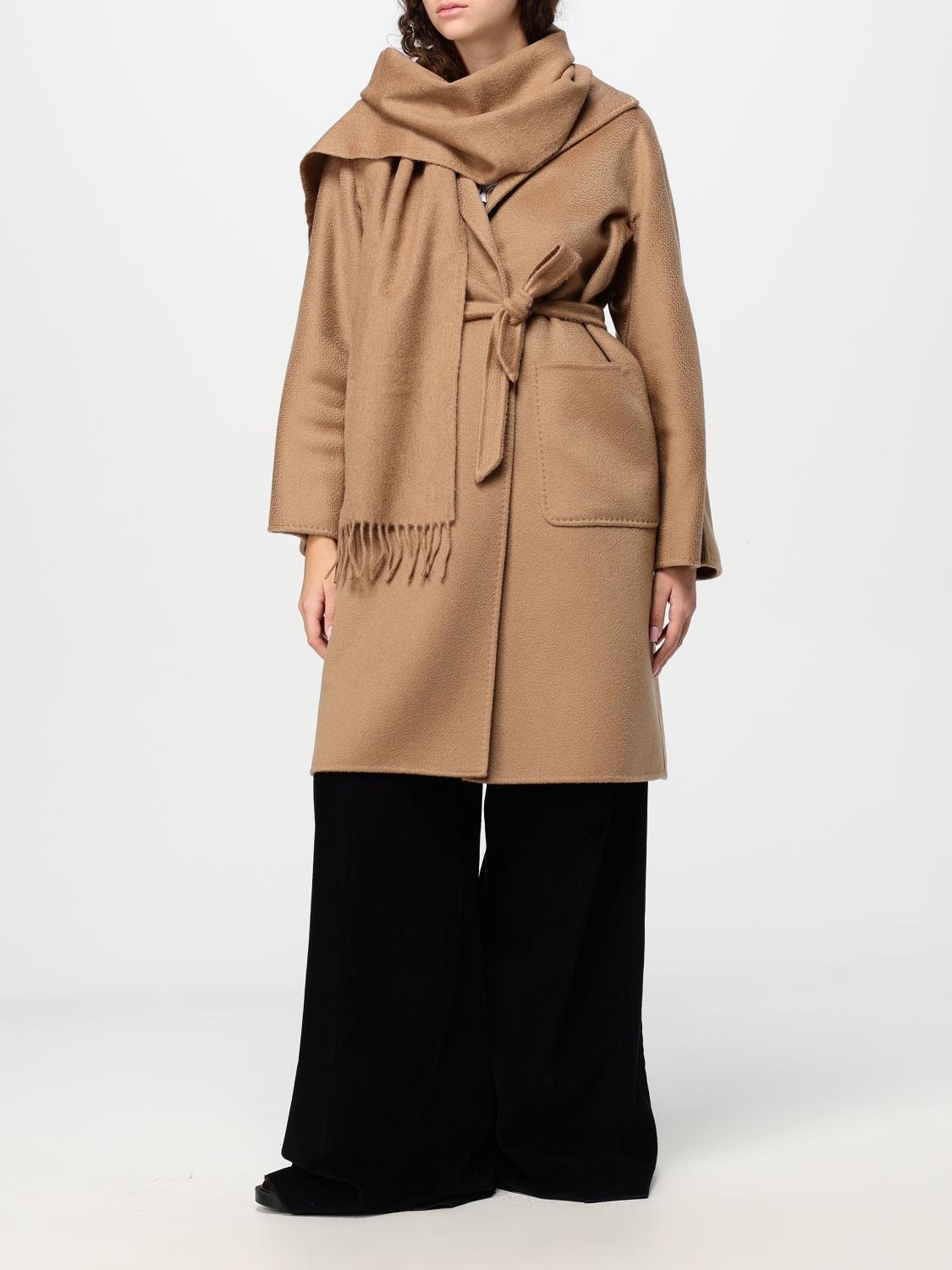 MAX MARA COAT: Coat woman Max Mara, Camel - Img 2