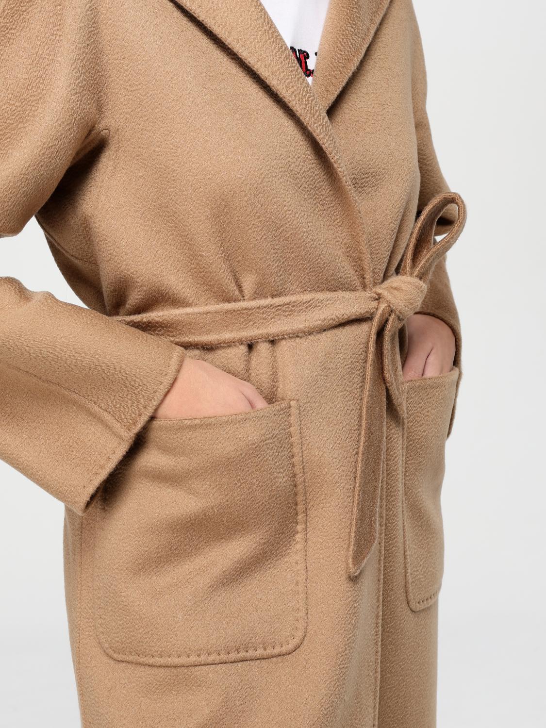 MAX MARA COAT: Coat woman Max Mara, Camel - Img 5