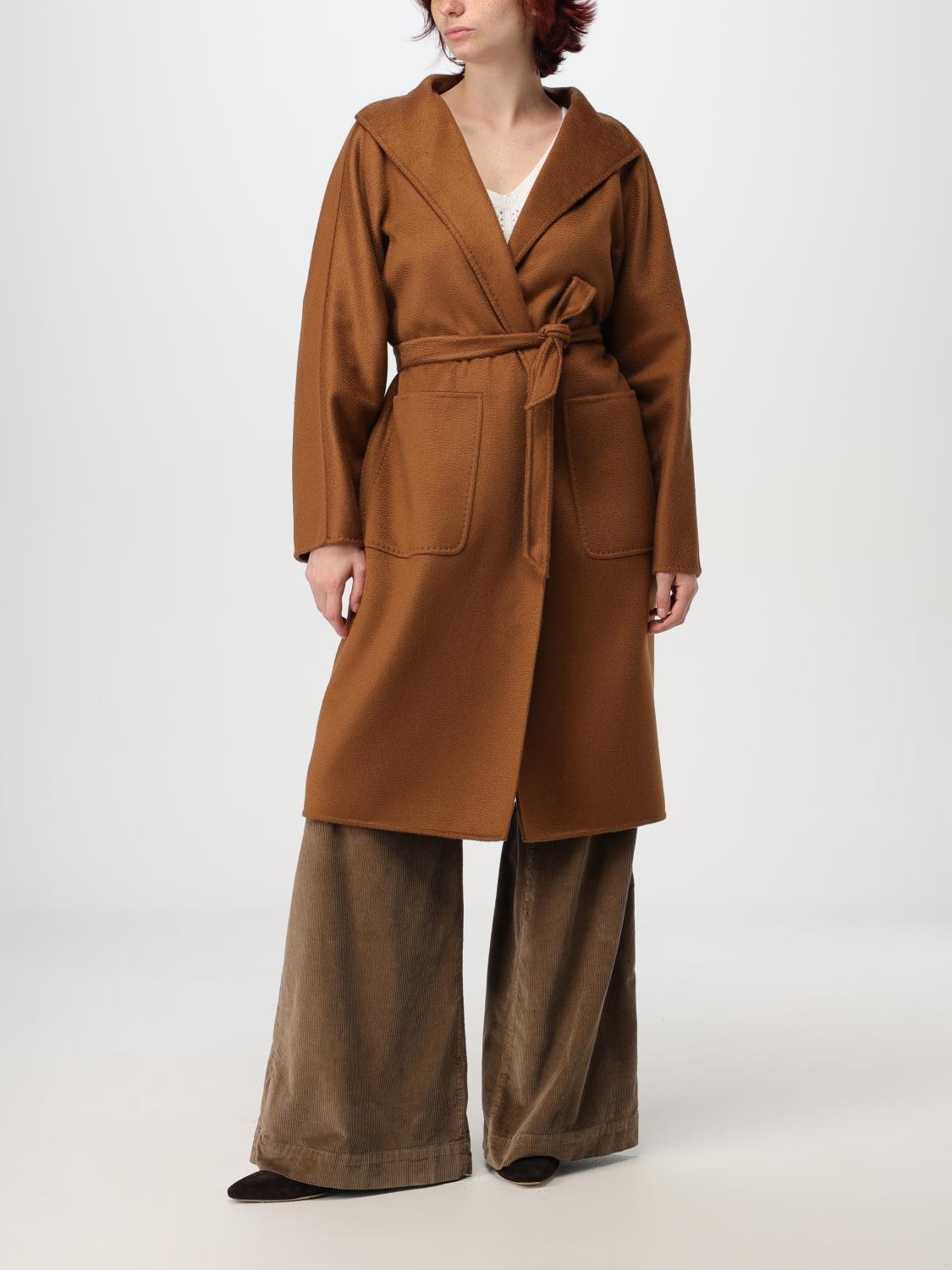 MAX MARA COAT: Coat woman Max Mara, Leather - Img 2