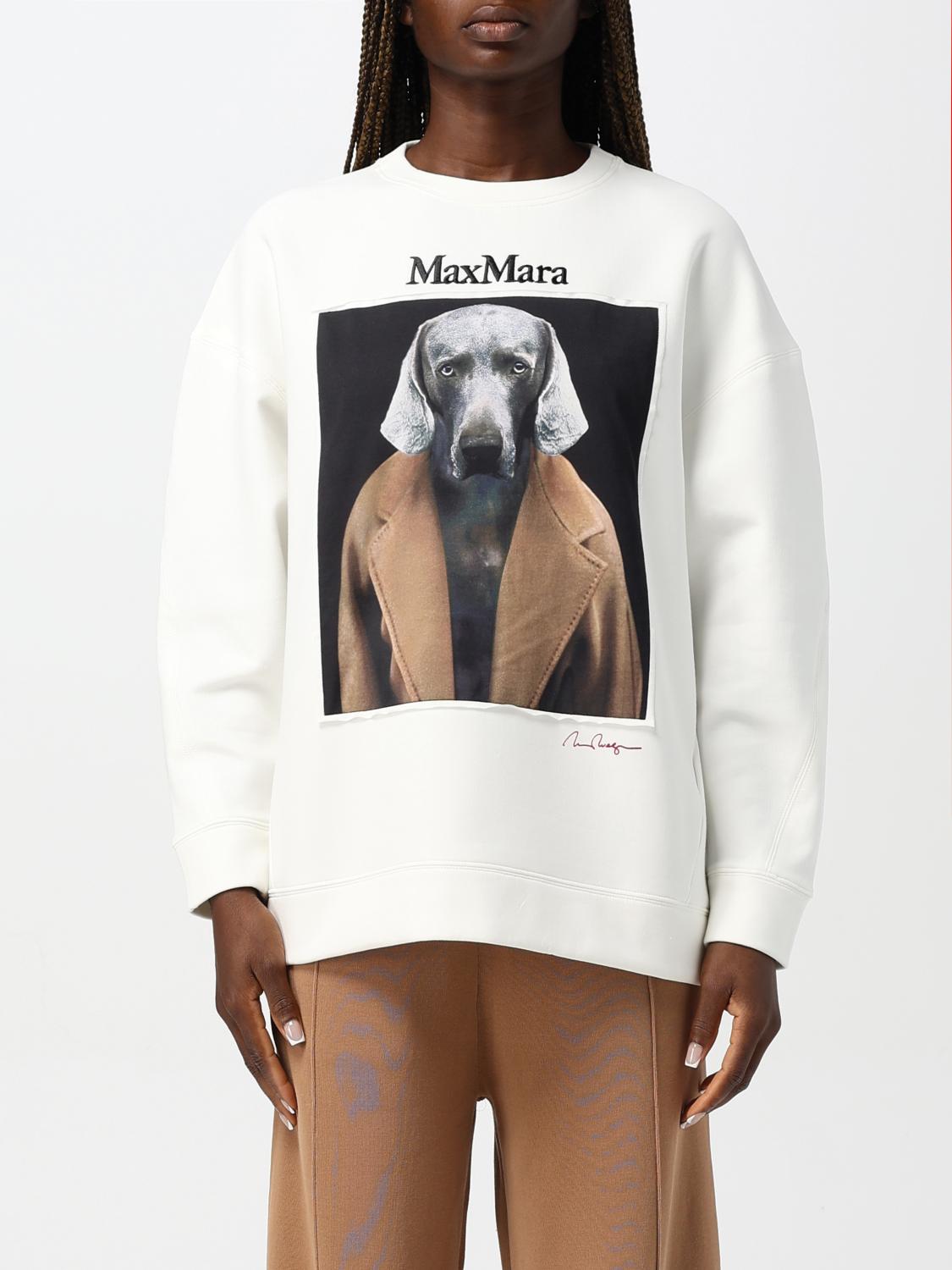 MAX MARA SUDADERA: Sudadera mujer Max Mara, Blanco 1 - Img 1