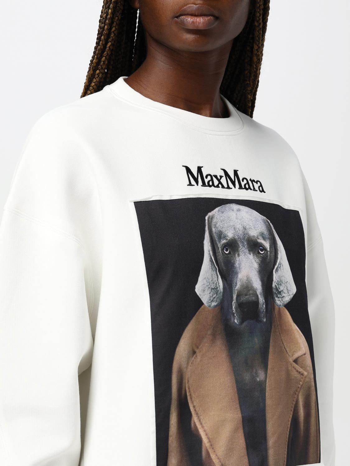 MAX MARA SUDADERA: Sudadera mujer Max Mara, Blanco 1 - Img 5