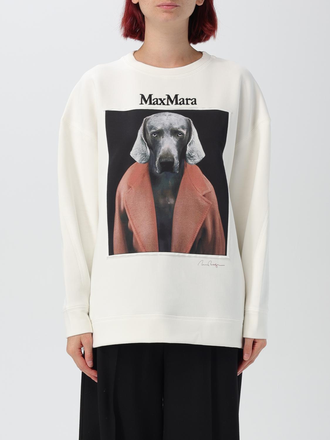 MAX MARA SUDADERA: Sudadera mujer Max Mara, Bianco 3 - Img 1