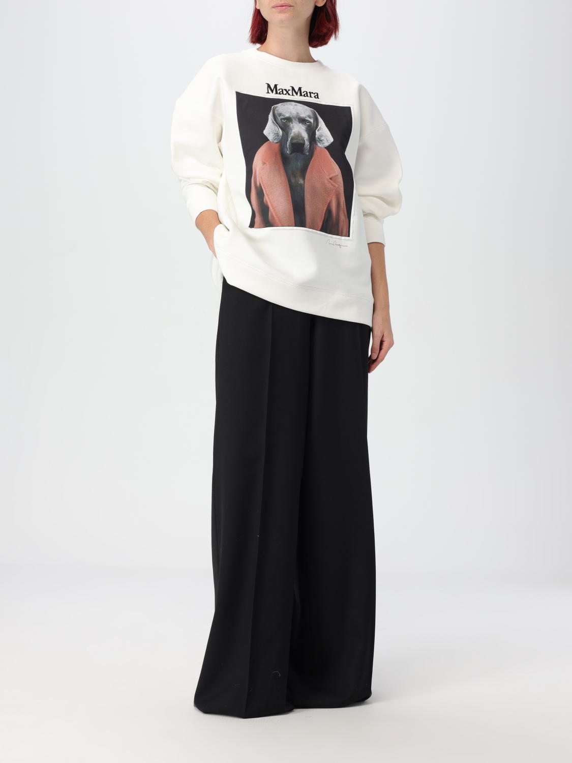 MAX MARA SUDADERA: Sudadera mujer Max Mara, Bianco 3 - Img 2