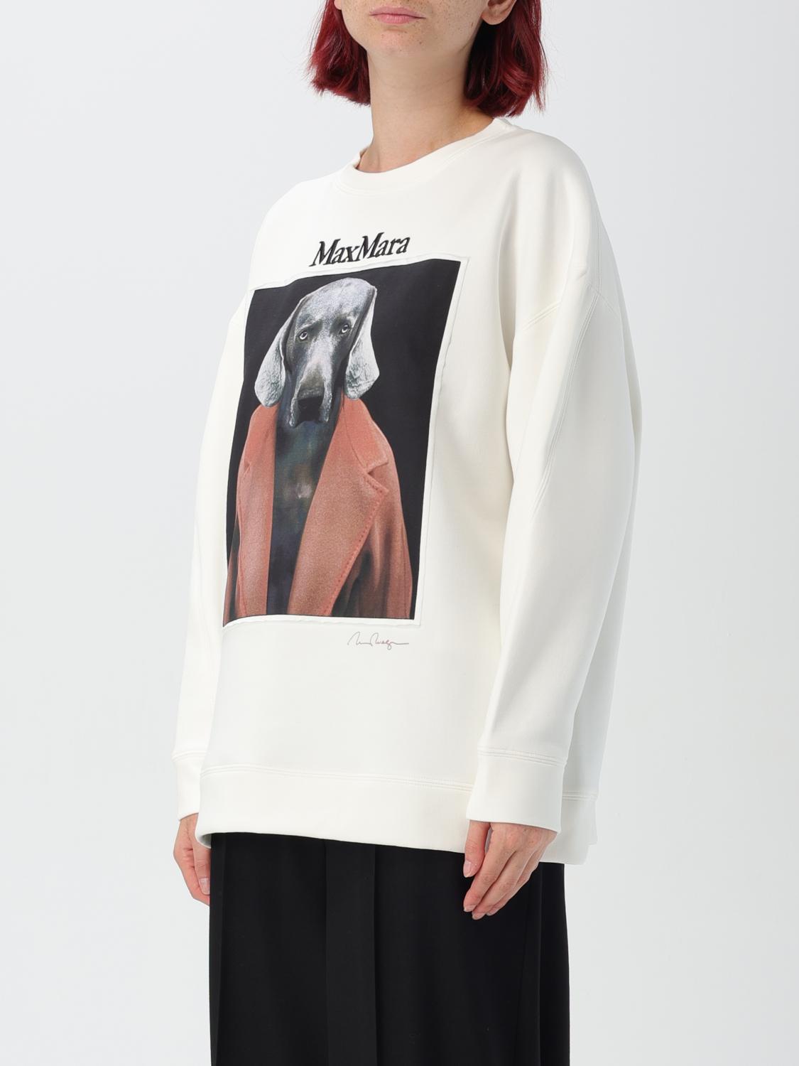 MAX MARA SUDADERA: Sudadera mujer Max Mara, Bianco 3 - Img 4