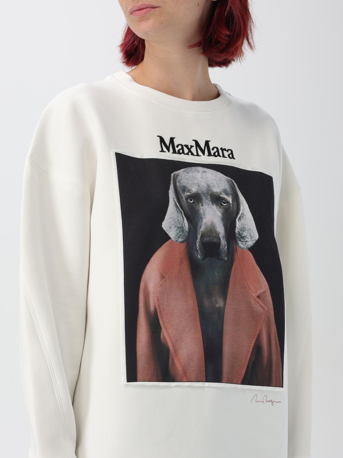 MAX MARA SUDADERA: Sudadera mujer Max Mara, Bianco 3 - Img 5