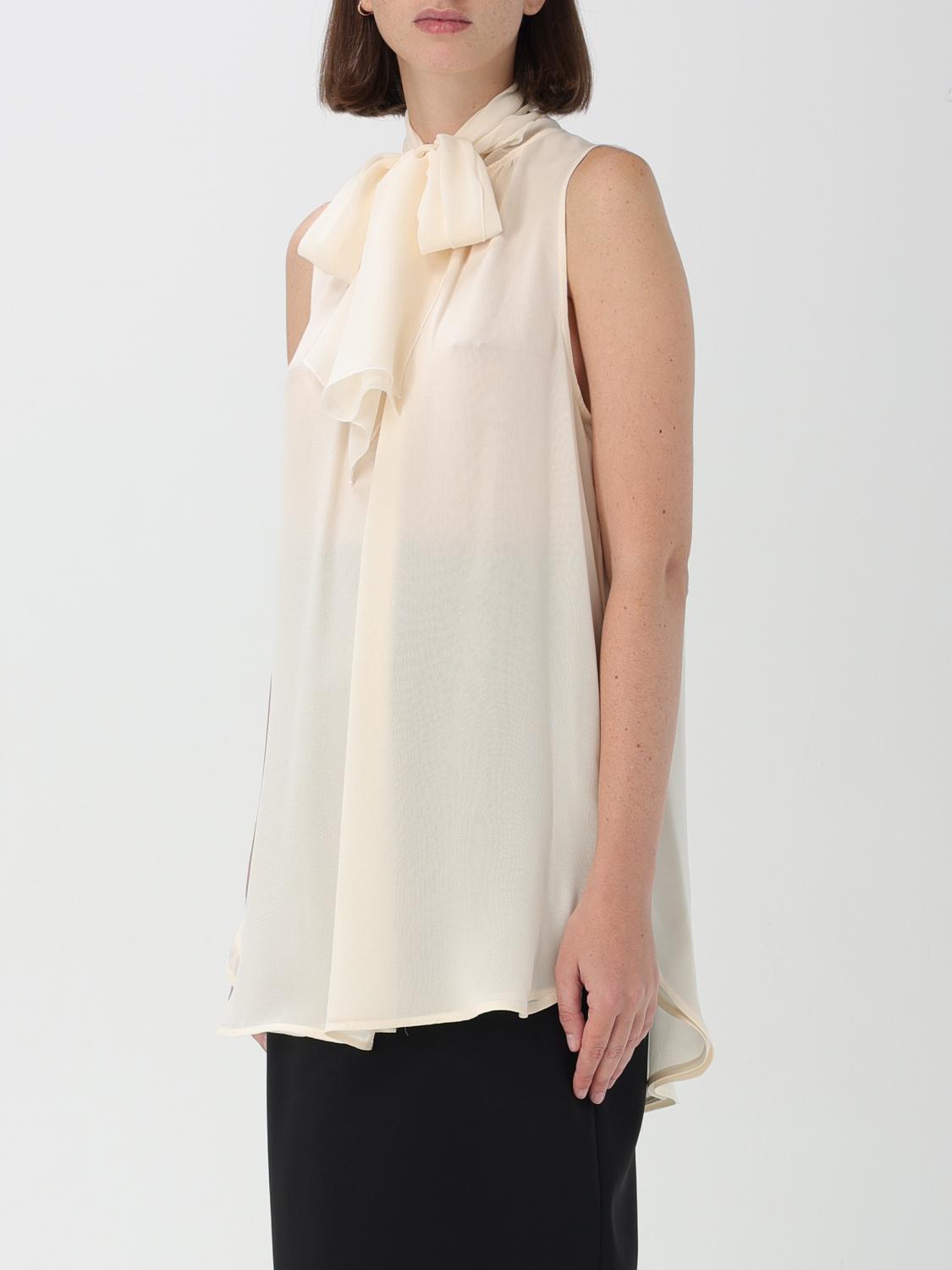 MAX MARA TOP: Top woman Max Mara, Yellow Cream - Img 4