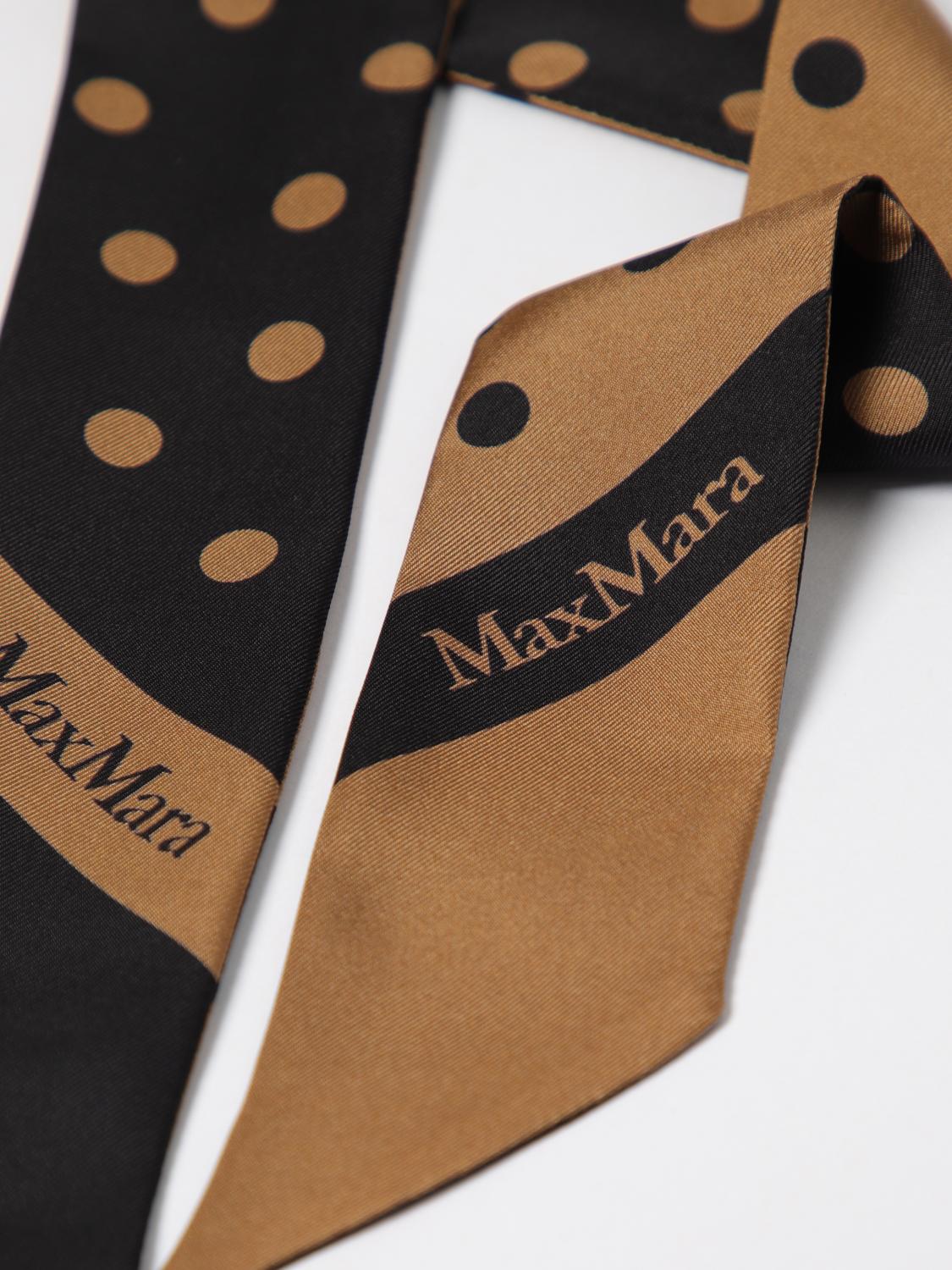 MAX MARA FULAR: Bufanda mujer Max Mara, Camello - Img 3