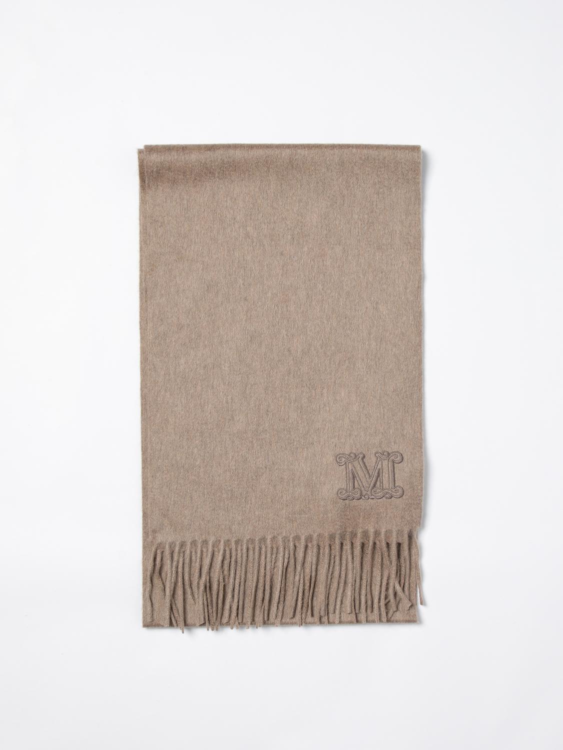 MAX MARA SCARF: Scarf woman Max Mara, Beige - Img 1