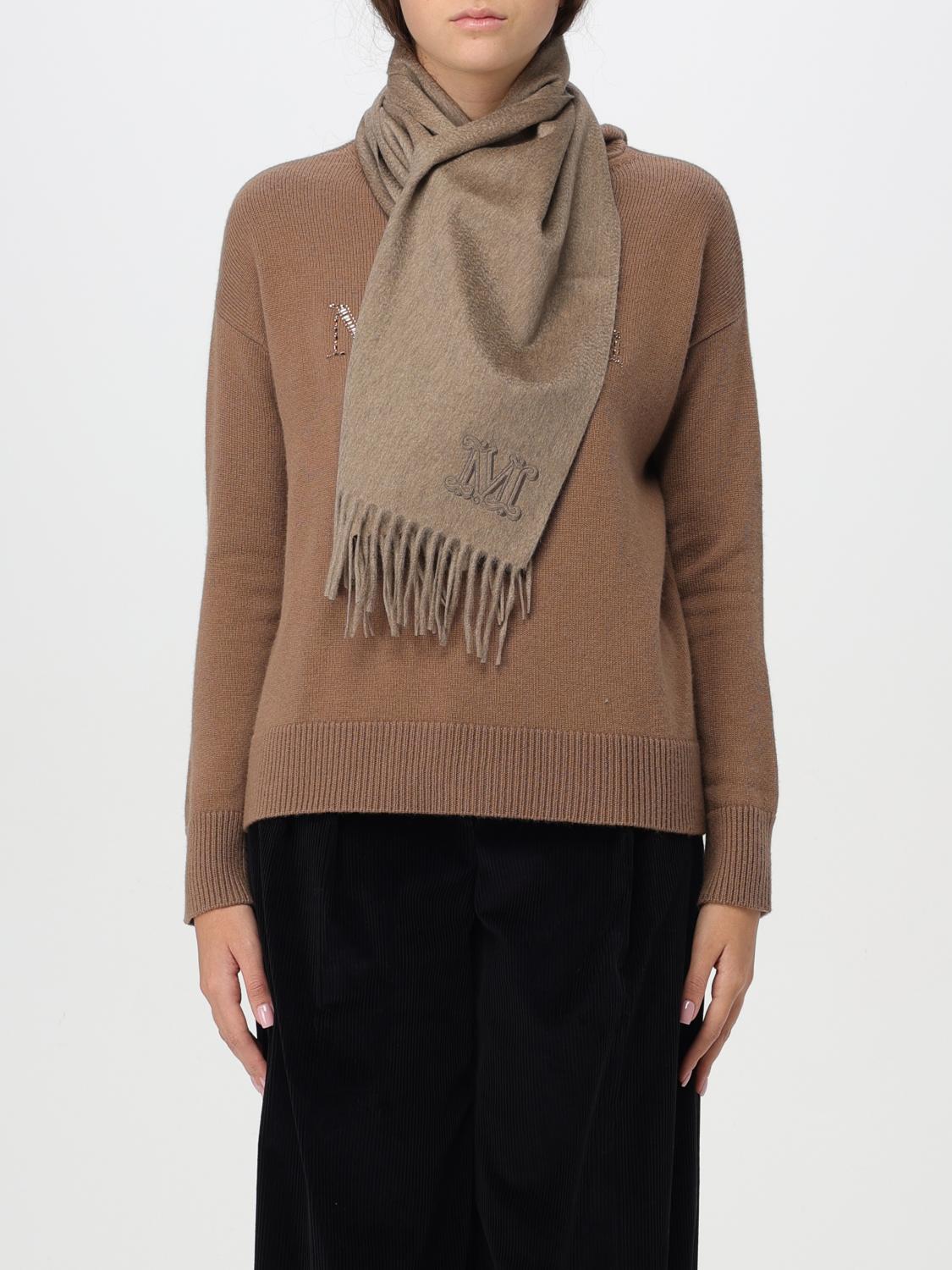 MAX MARA SCARF: Scarf woman Max Mara, Beige - Img 2