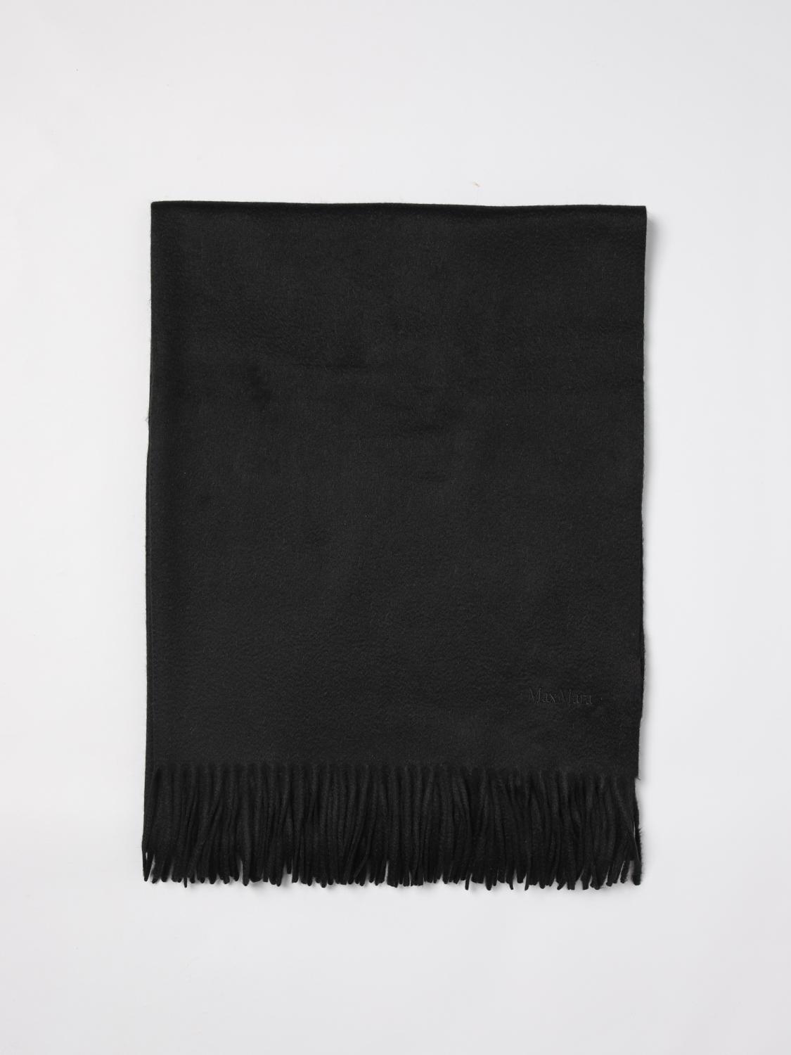 MAX MARA SCARF: Scarf woman Max Mara, Black - Img 1