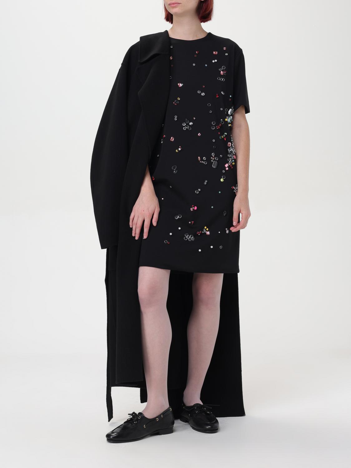 SPORTMAX CAPPOTTO: Cappotto lungo di lana Sportmax, Nero - Img 2