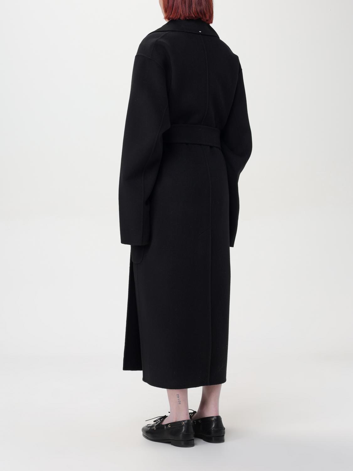 SPORTMAX CAPPOTTO: Cappotto lungo di lana Sportmax, Nero - Img 3
