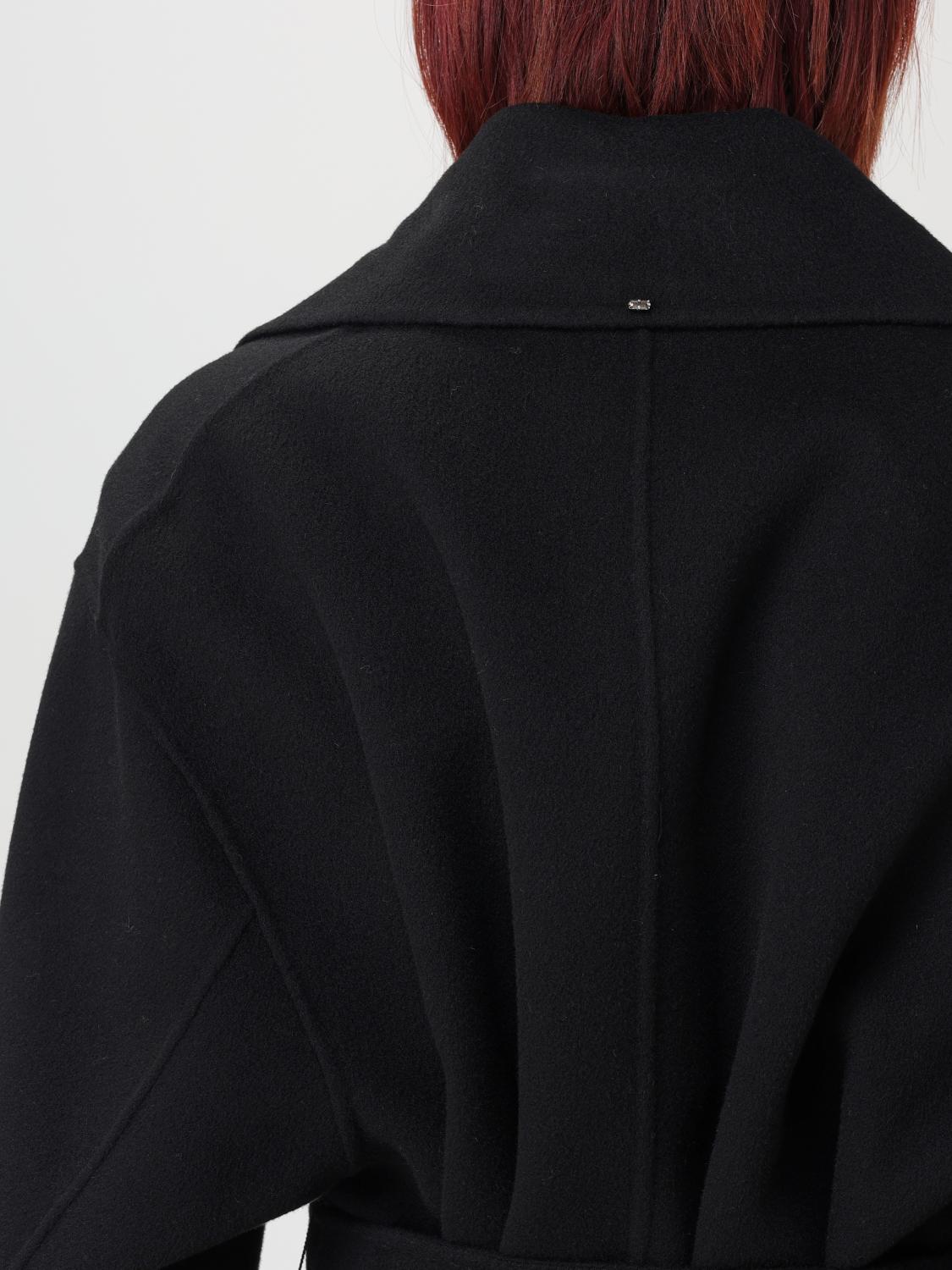 SPORTMAX CAPPOTTO: Cappotto lungo di lana Sportmax, Nero - Img 5
