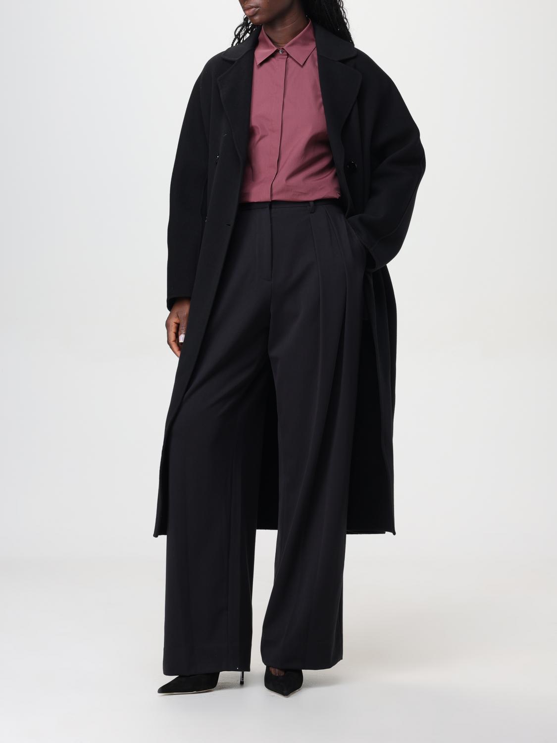 'S MAX MARA COAT: Coat woman 's Max Mara, Black - Img 2