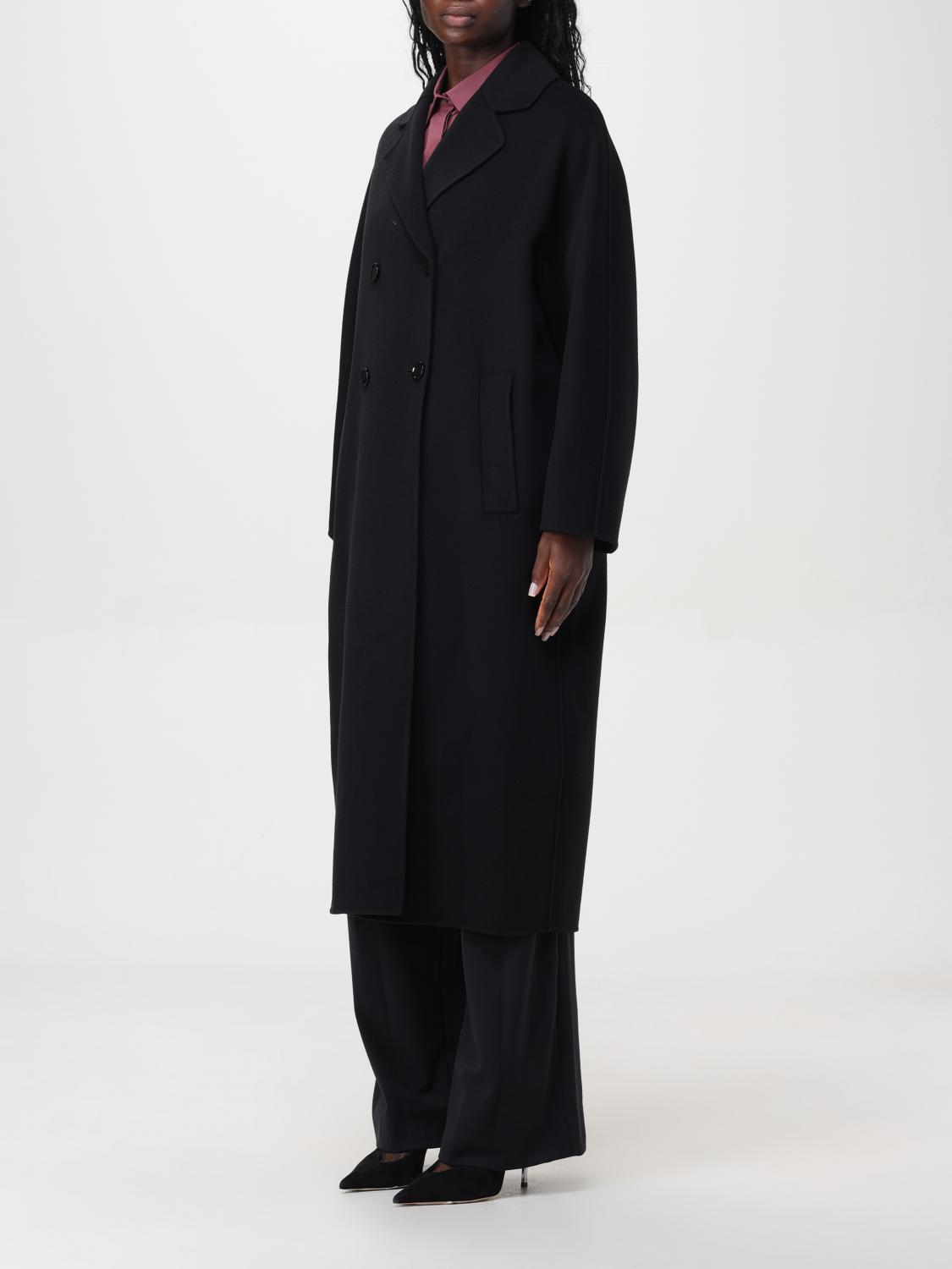 'S MAX MARA COAT: Coat woman 's Max Mara, Black - Img 4