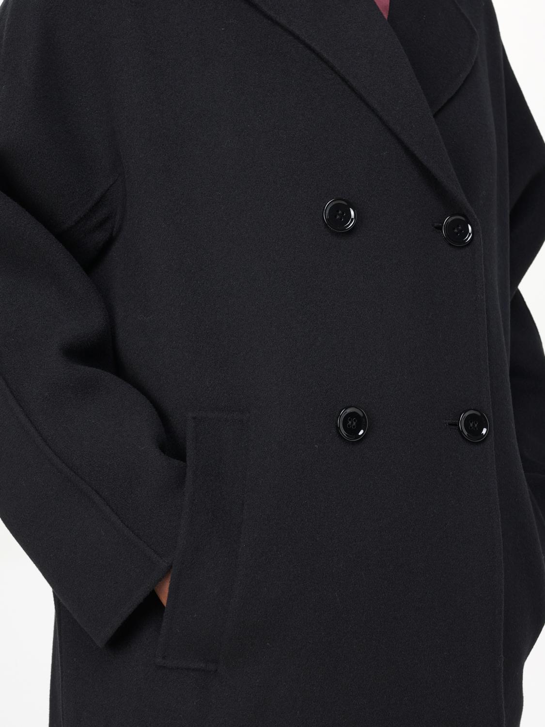 'S MAX MARA COAT: Coat woman 's Max Mara, Black - Img 5