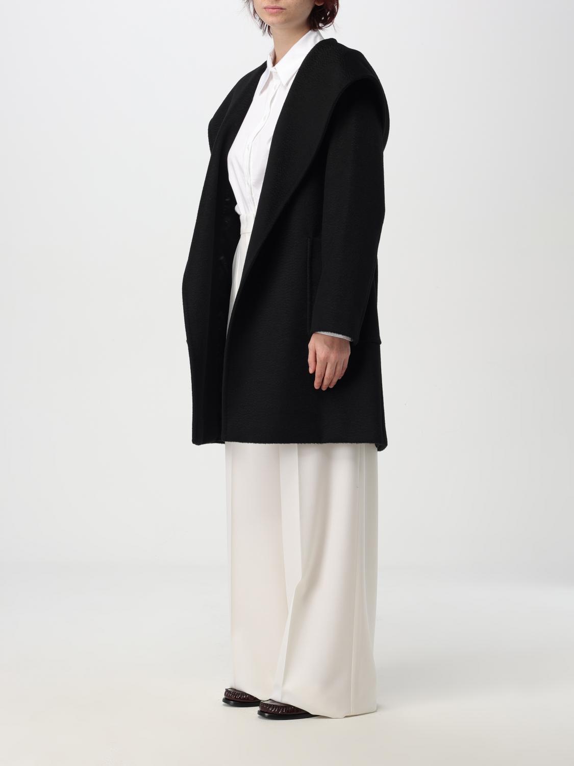 MAX MARA COAT: Coat woman Max Mara, Black - Img 3